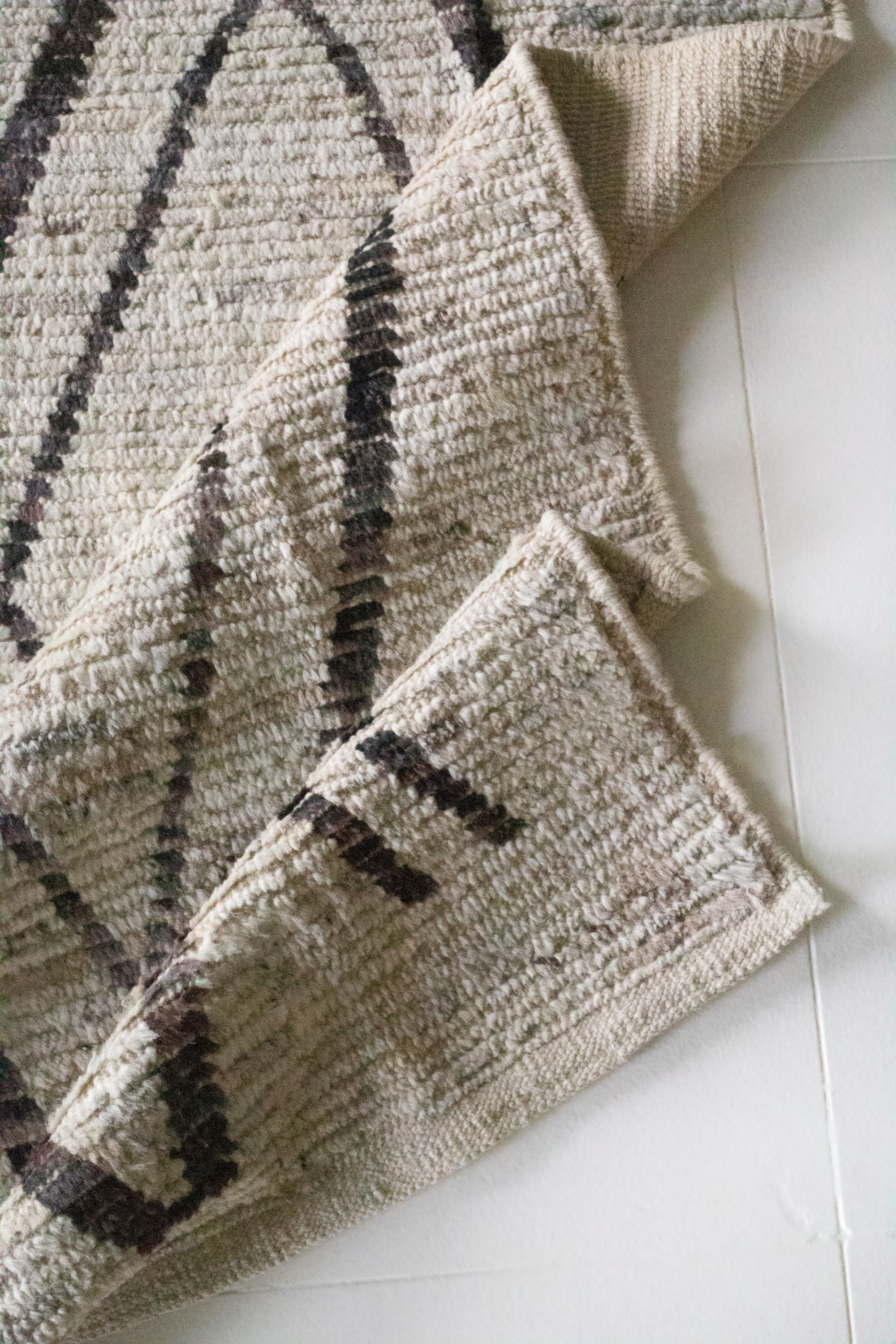 District Loom Modern hand knotted Afghan Tulu area rug 005 made to order