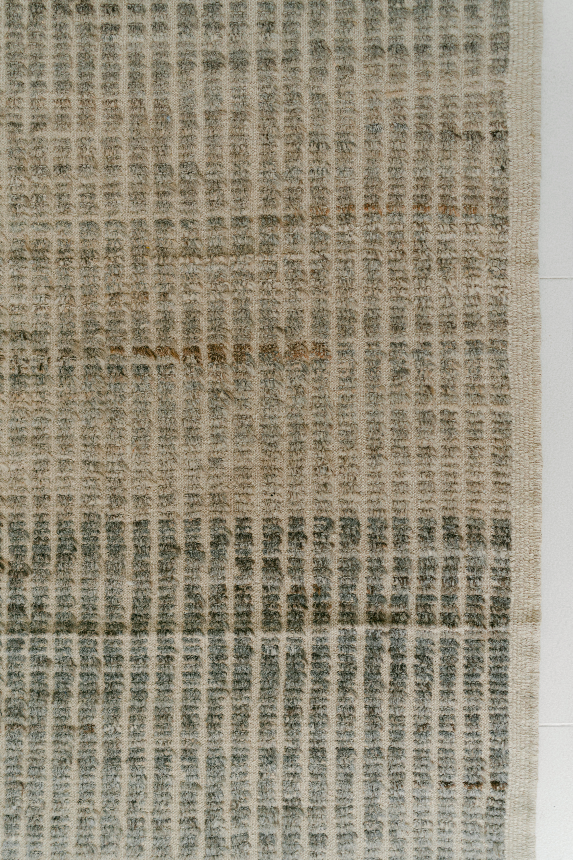 District Loom Modern hand knotted Afghan Tulu area rug made to order