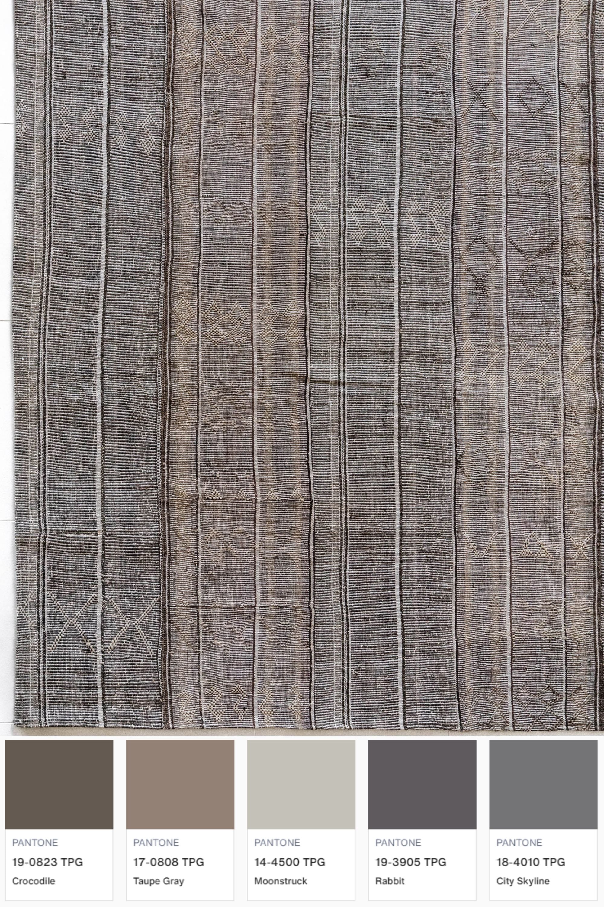 District Loom Vintage Kilim area rug Smokey