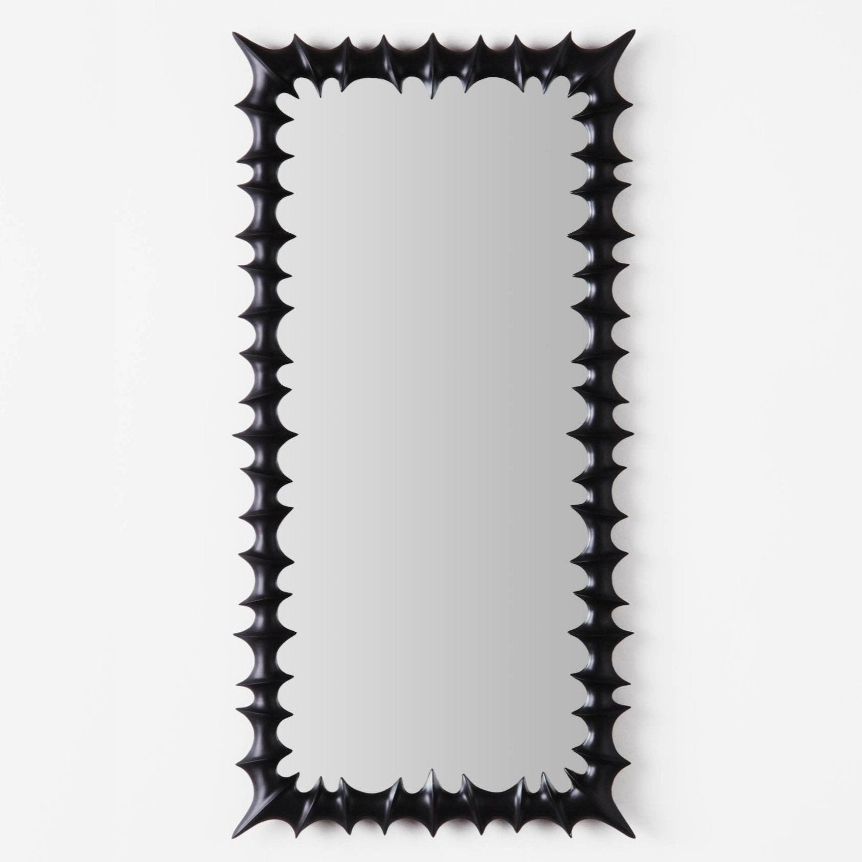 Brutalist Mirror Large Black