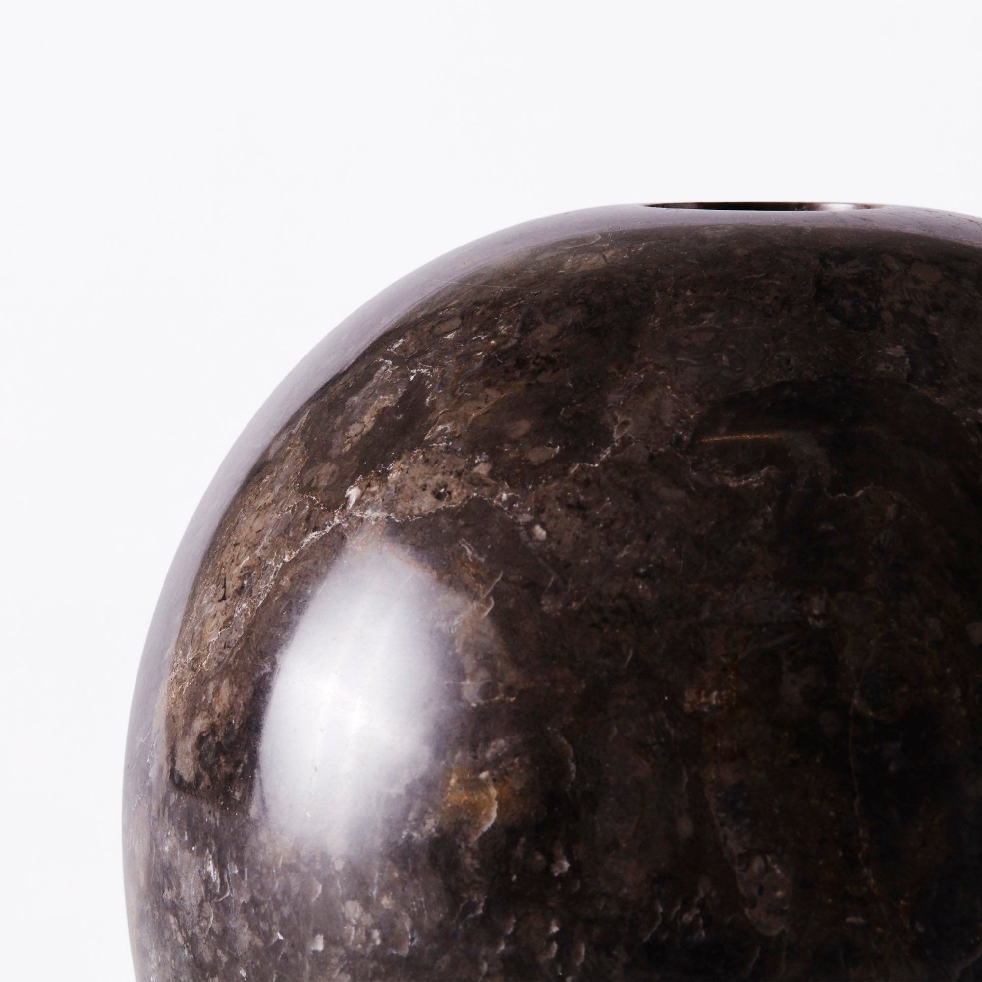Sphere Candle Holder 12 Grey