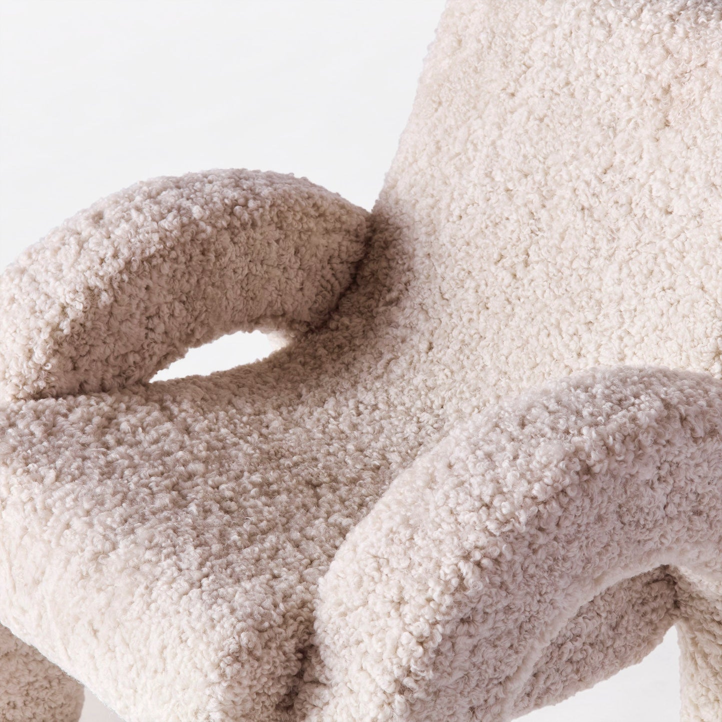 District Loom X Dusty Deco Arco Lounge Chair Small Sheepskin