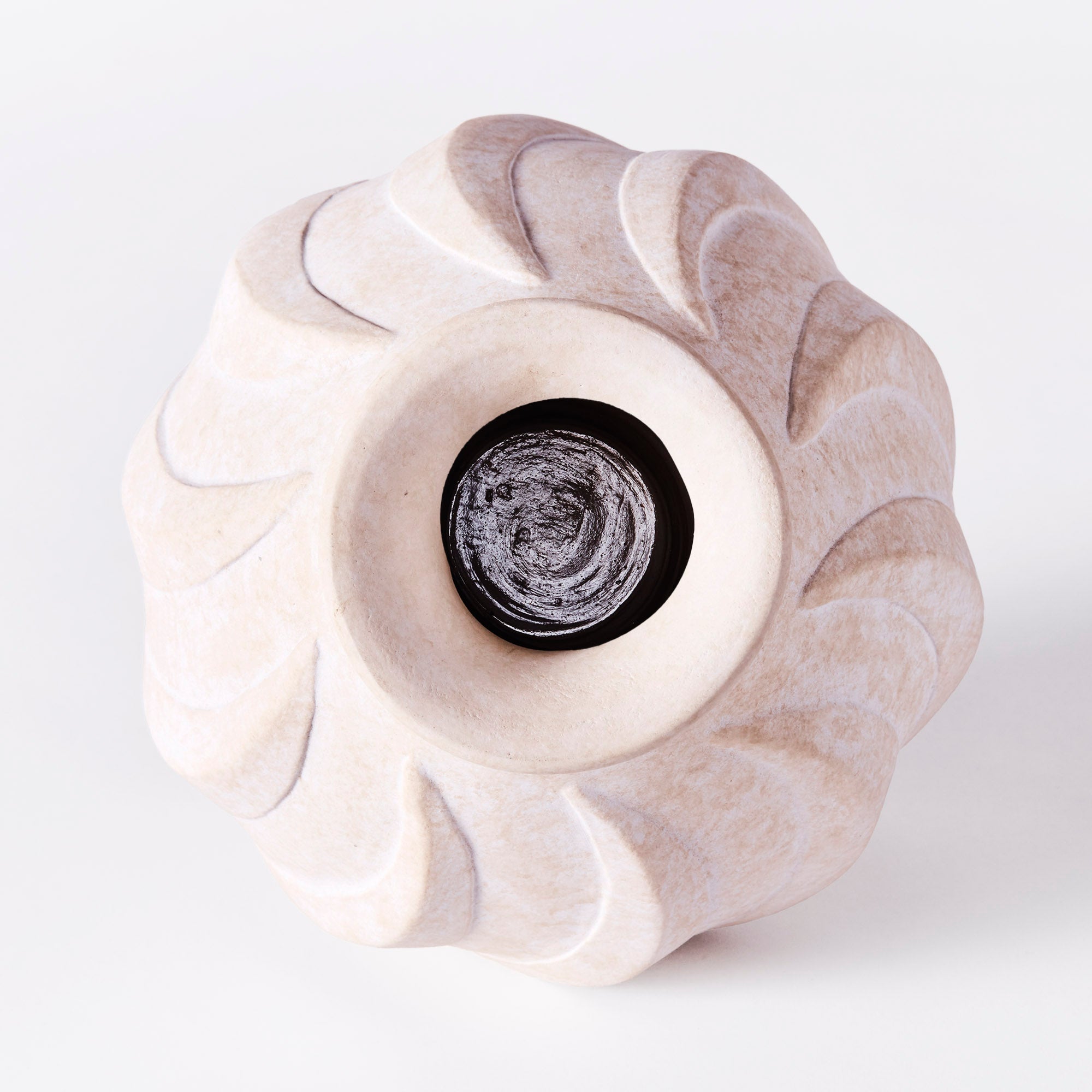 Swirl Vase White Small