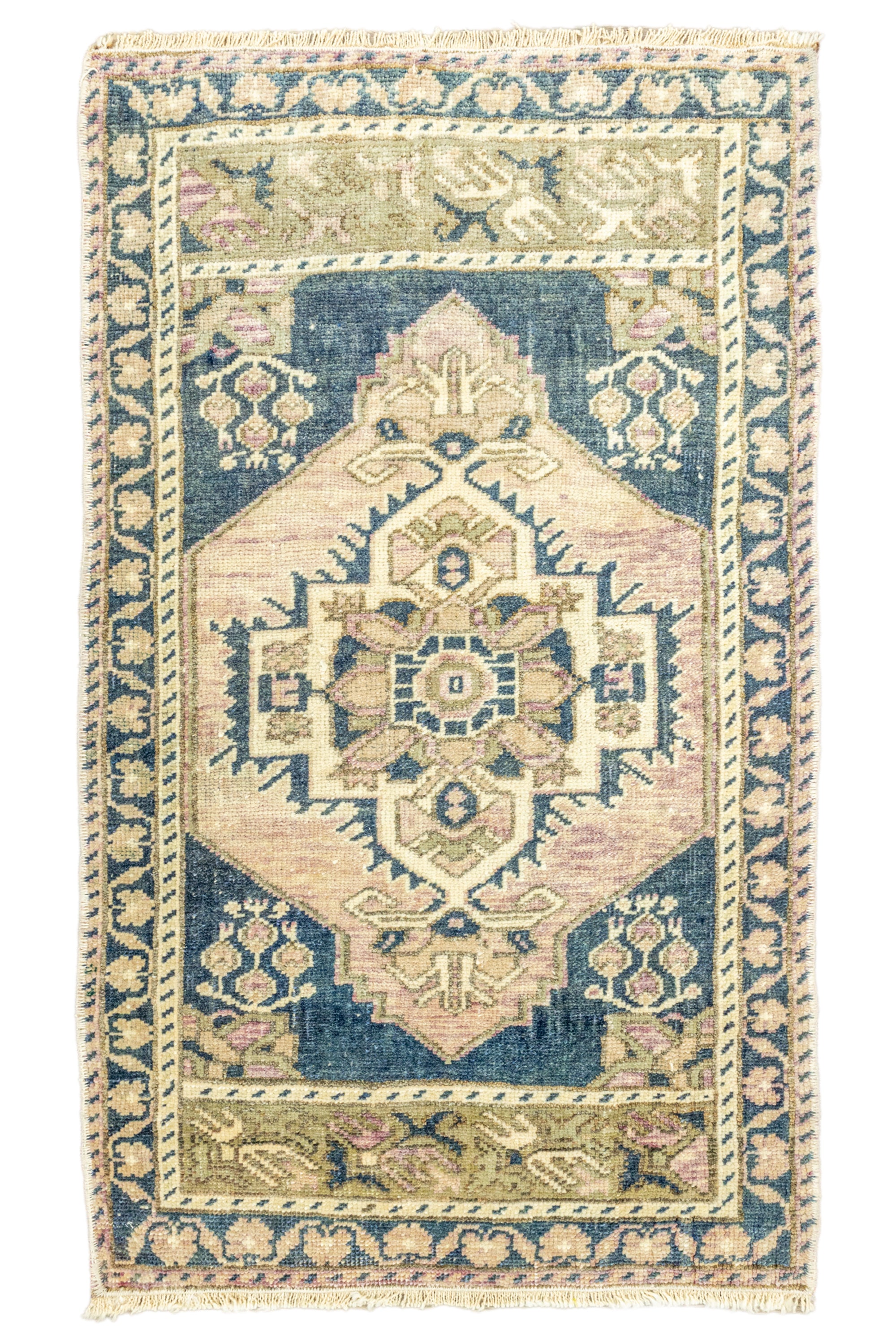 District Loom Vintage Turkish Mini Rug No. 676 for Anthropologie