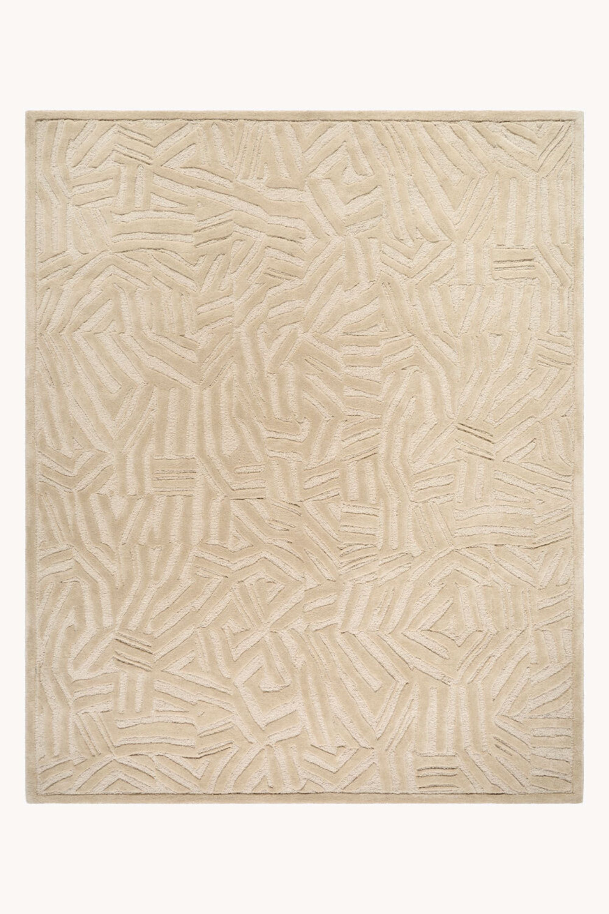District Loom Modern hand tufted rug Dune Beige