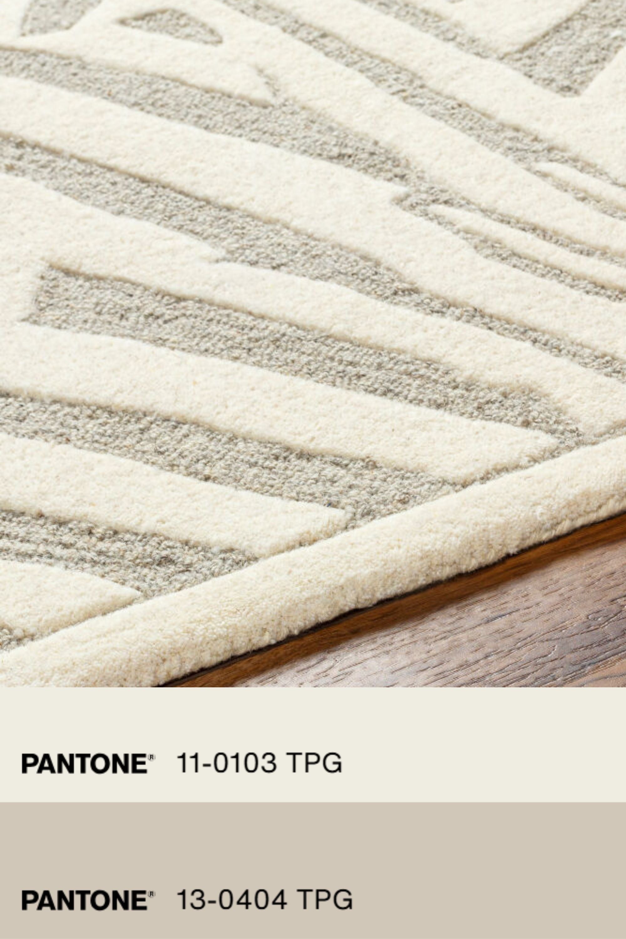 District Loom Modern hand tufted rug Dune Ivory