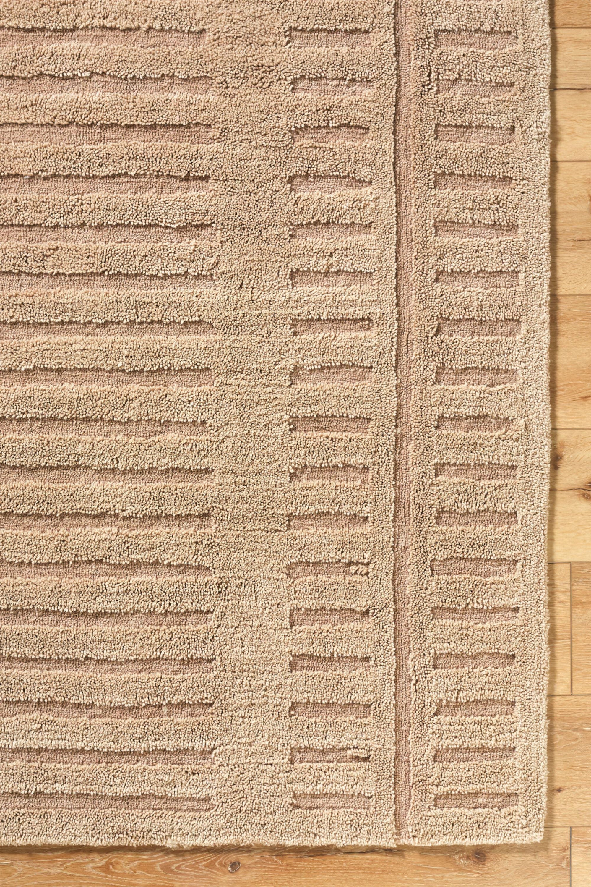 District Loom Modern hand tufted rug Harrow Beige