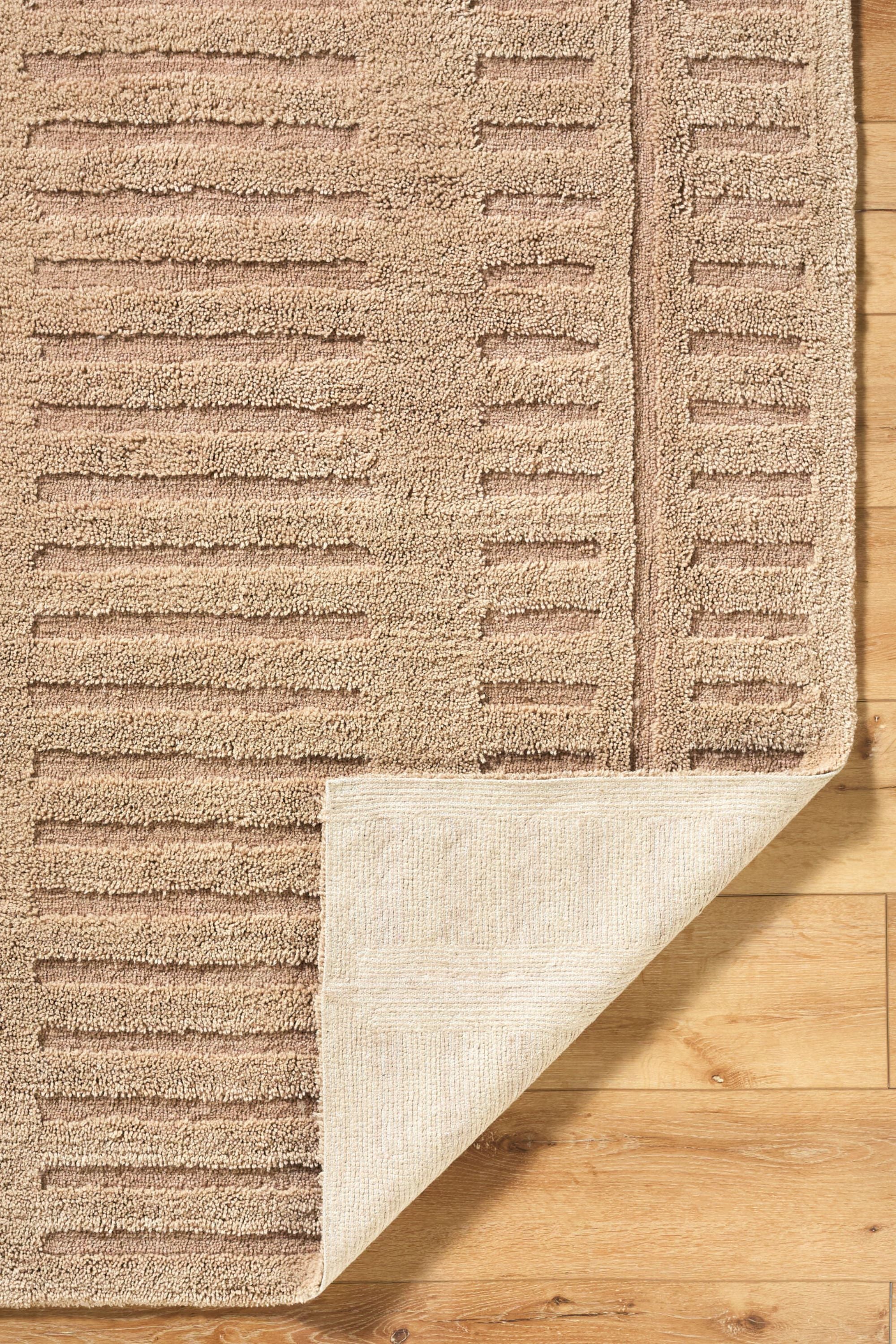 District Loom Modern hand tufted rug Harrow Beige