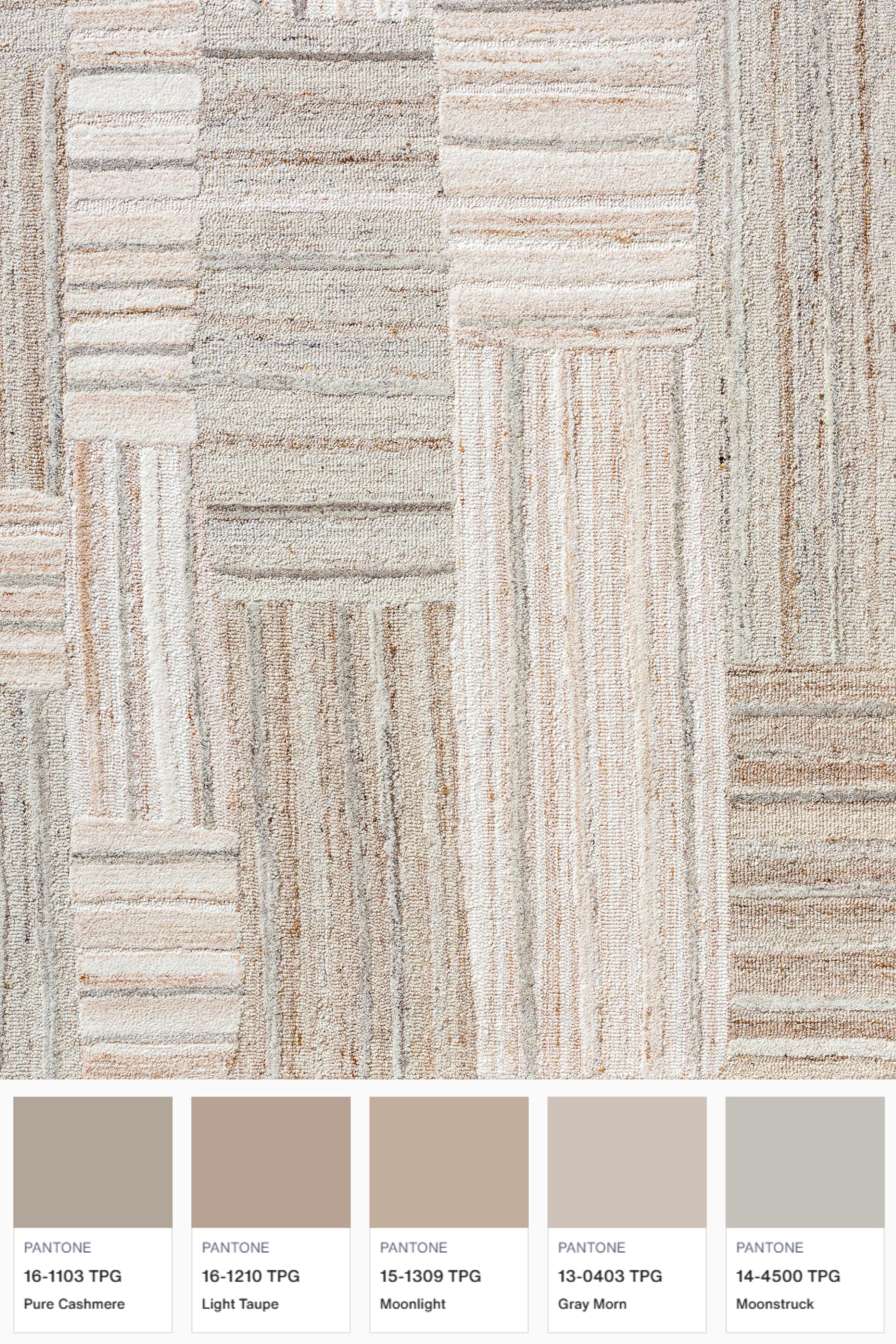 District Loom Modern hand tufted rug La Punta