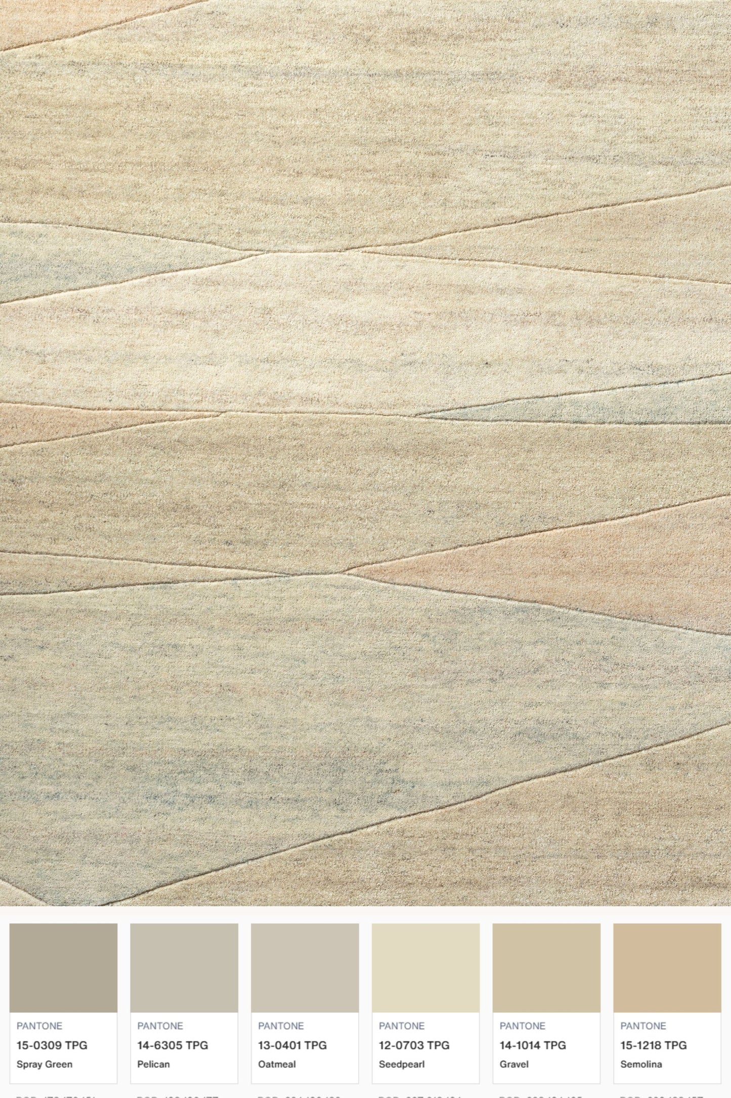District Loom Modern hand tufted rug Forom Neutral