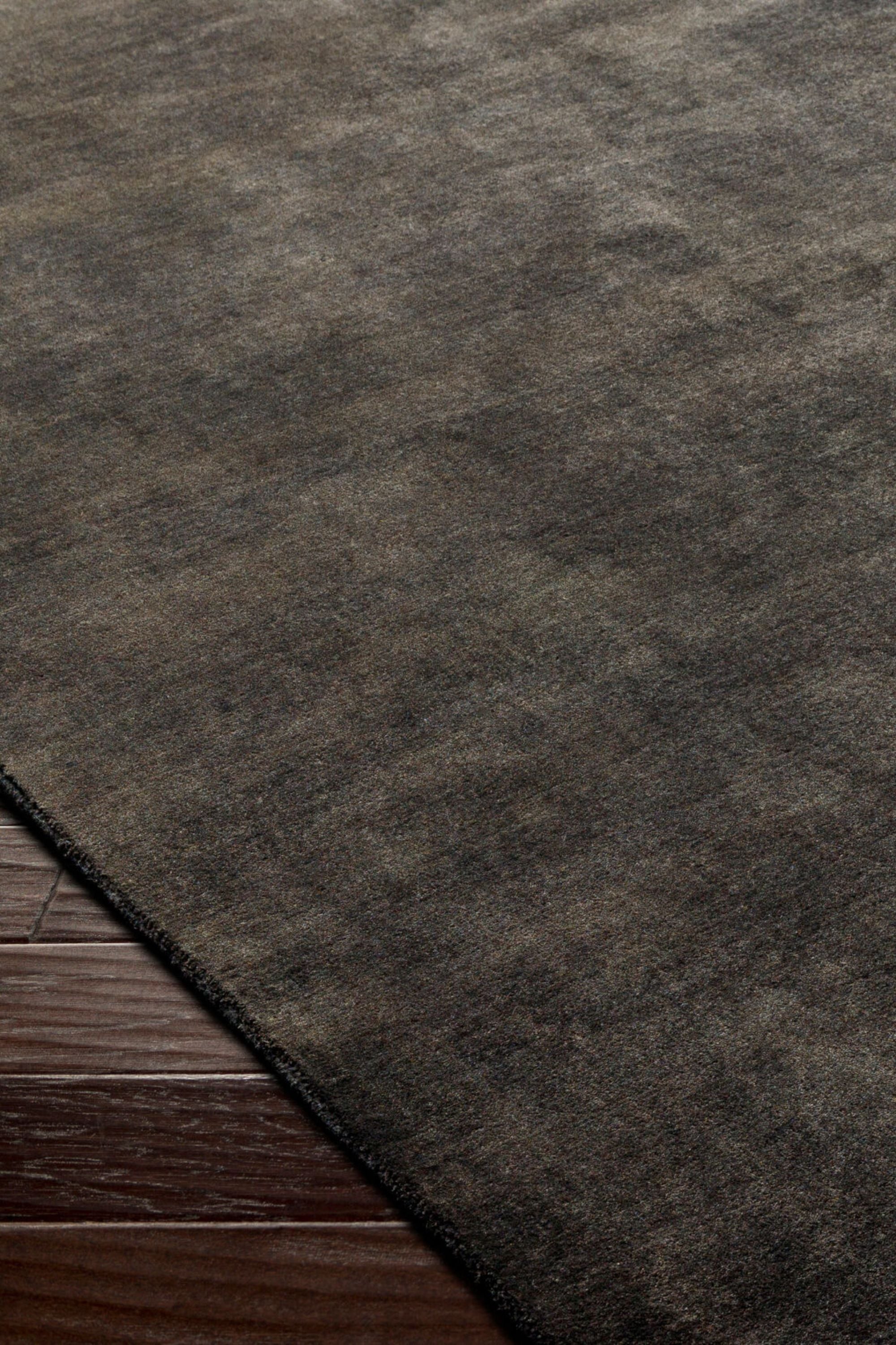 District Loom Modern hand loomed rug Serene Charcoal