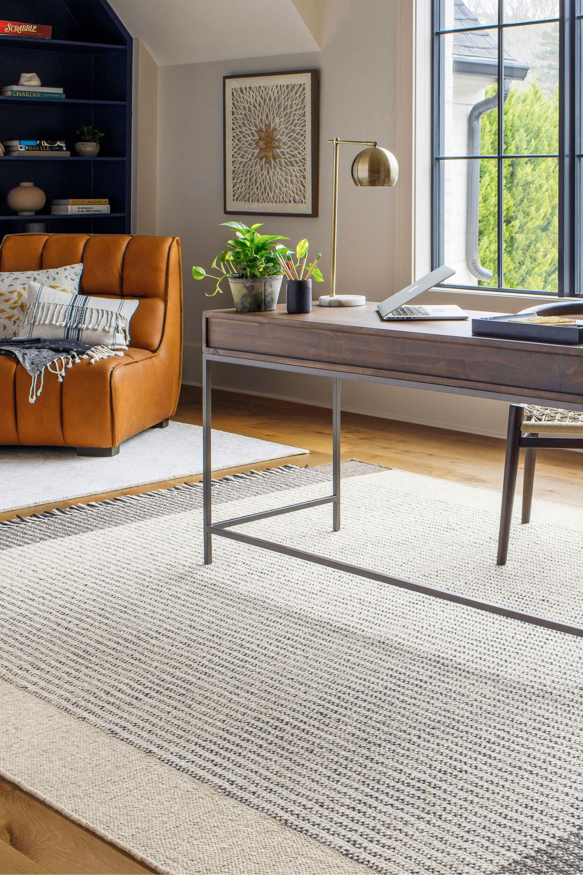 District Loom Modern hand woven rug Maris