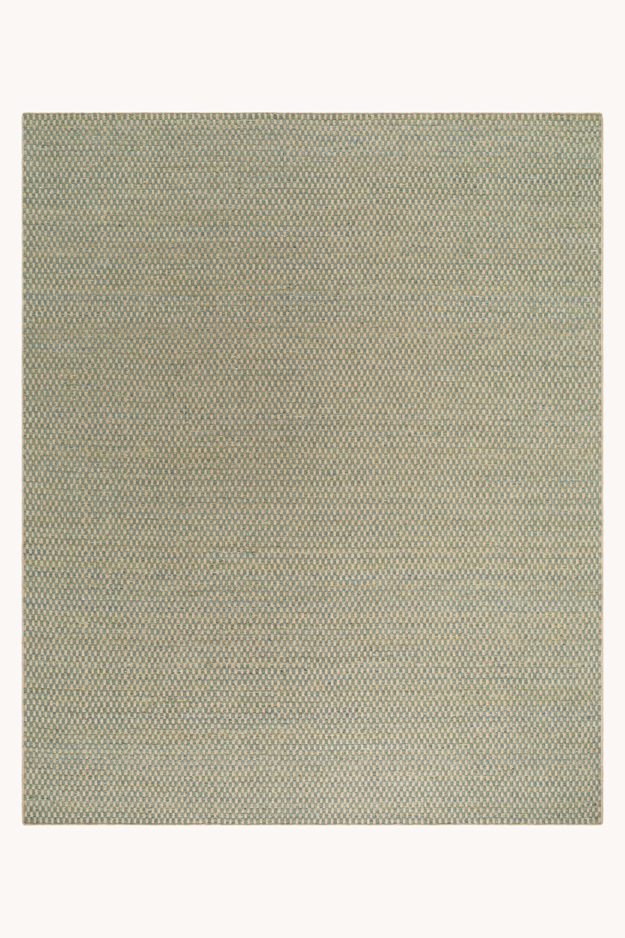 District Loom Modern hand woven rug Boston Teal