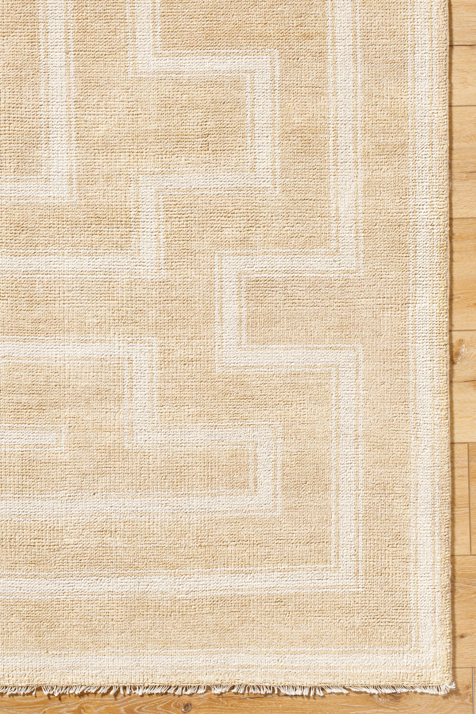 District Loom Modern hand knotted rug Rove Neutral
