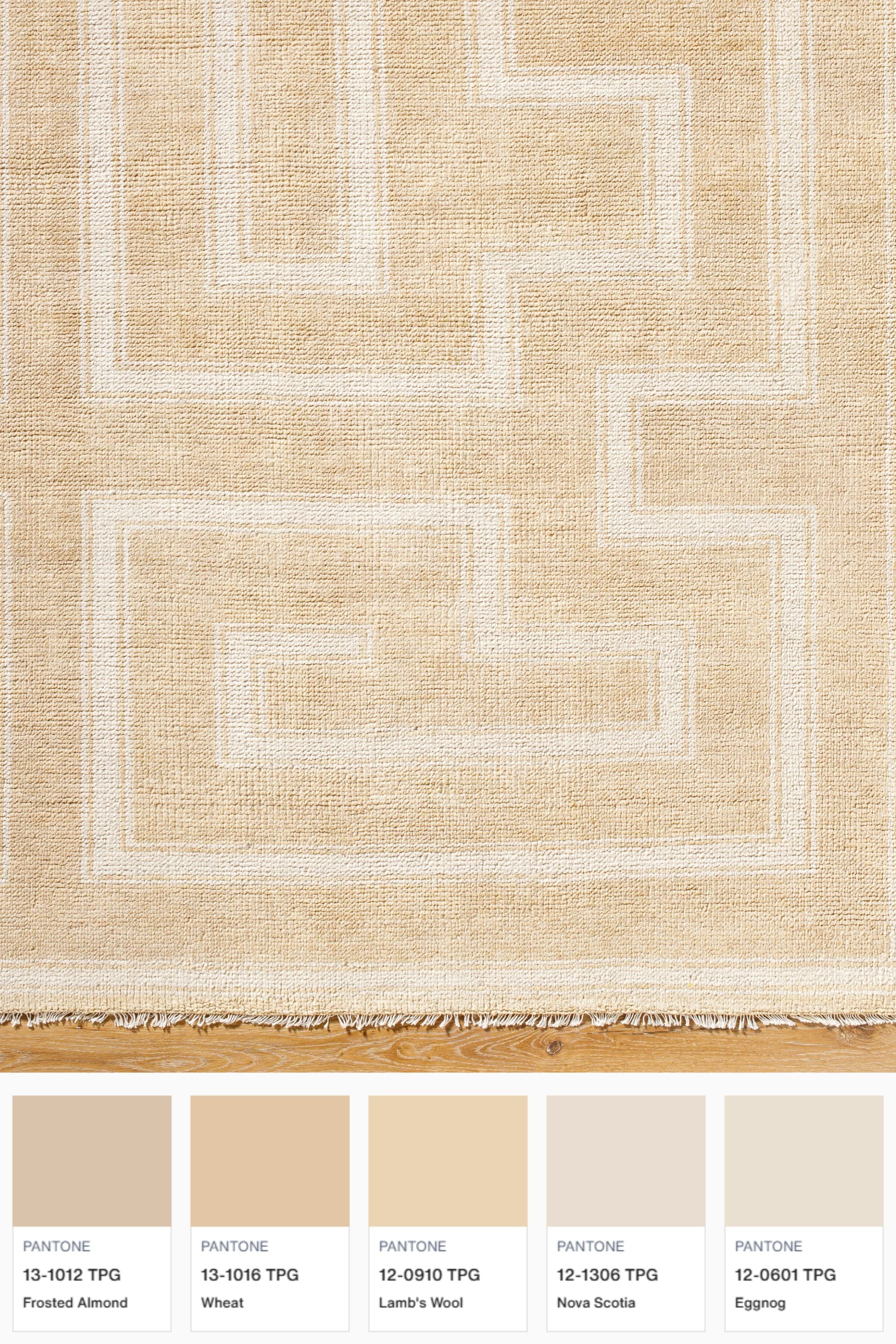 District Loom Modern hand knotted rug Rove Neutral
