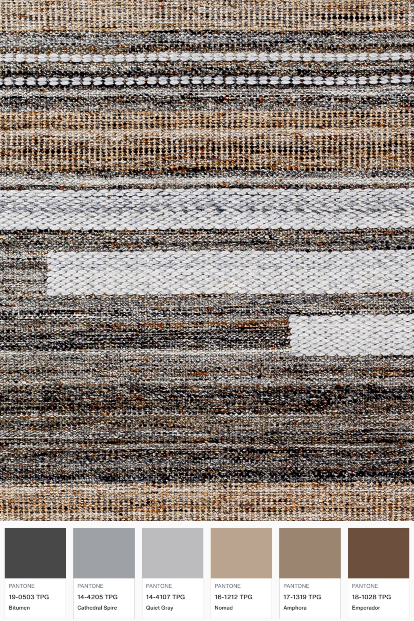 District Loom Modern hand woven rug Azalea