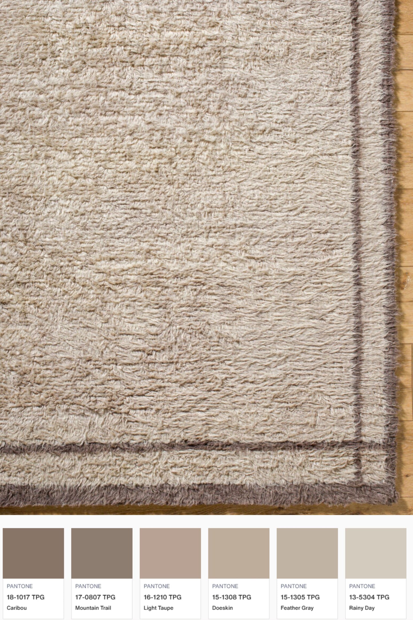 District Loom Modern hand knotted Moroccan Beni Ourain rug 007