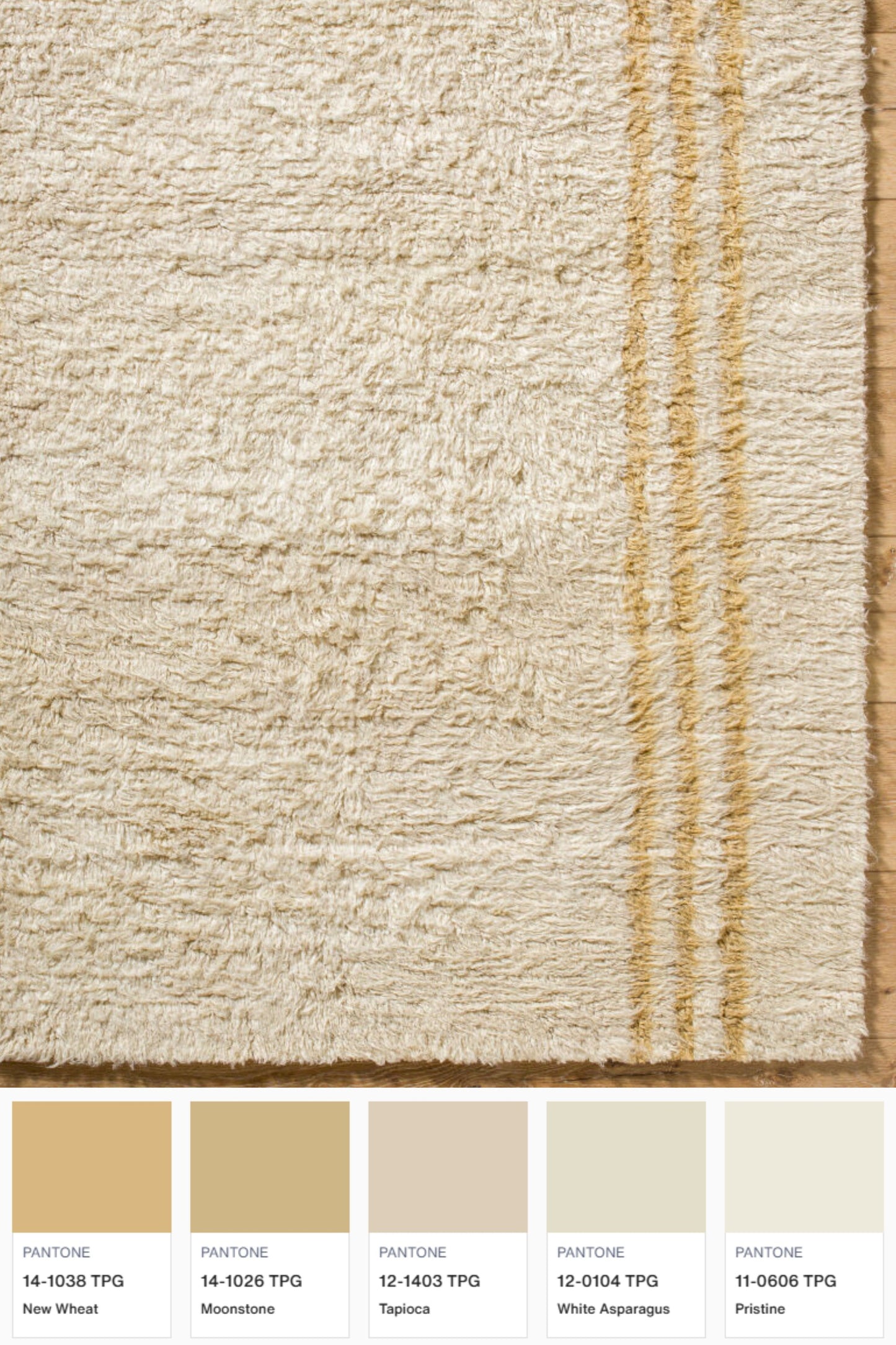 District Loom Modern hand knotted Moroccan Beni Ourain rug 009