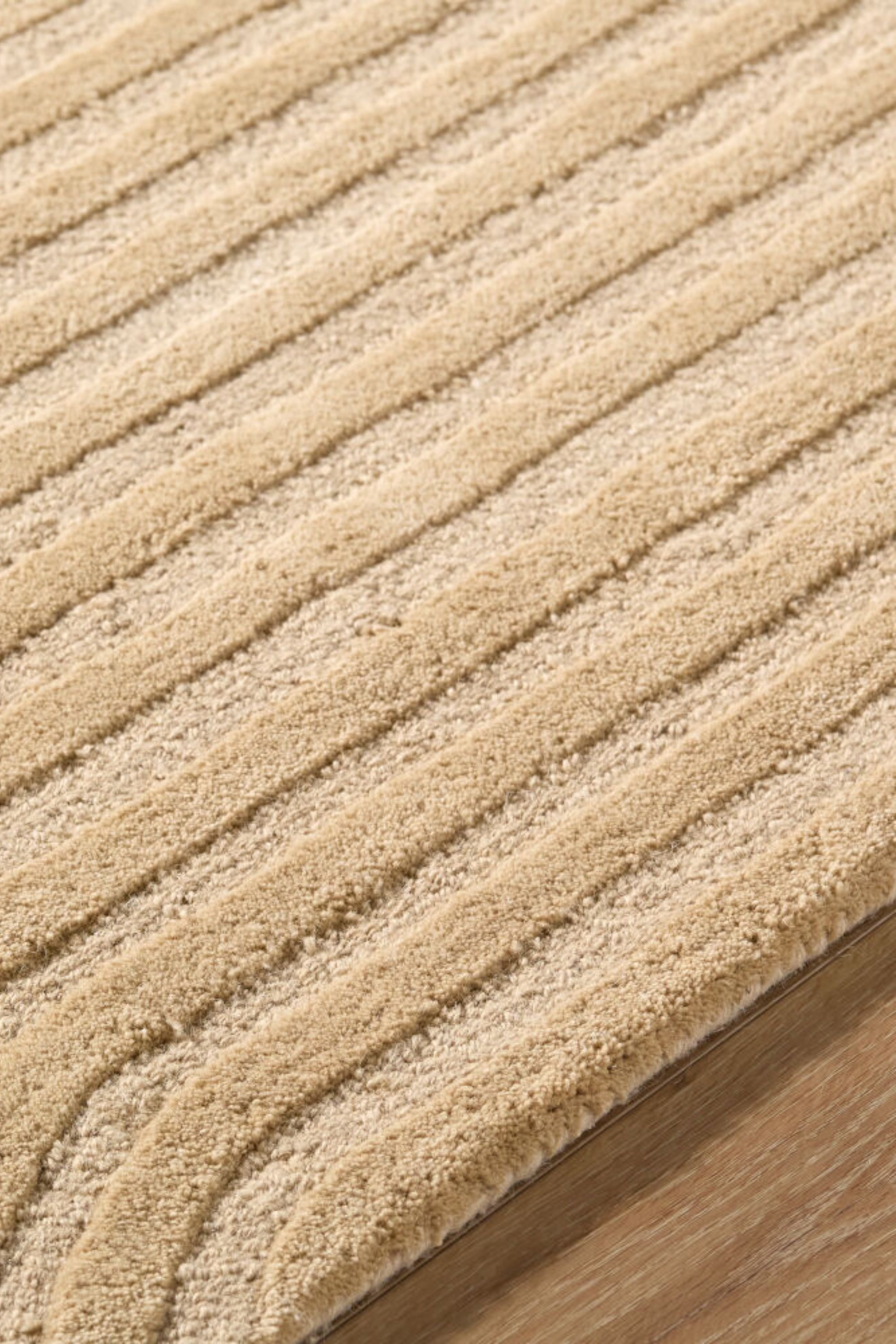 District Loom Modern hand knotted Rug Brook Camel