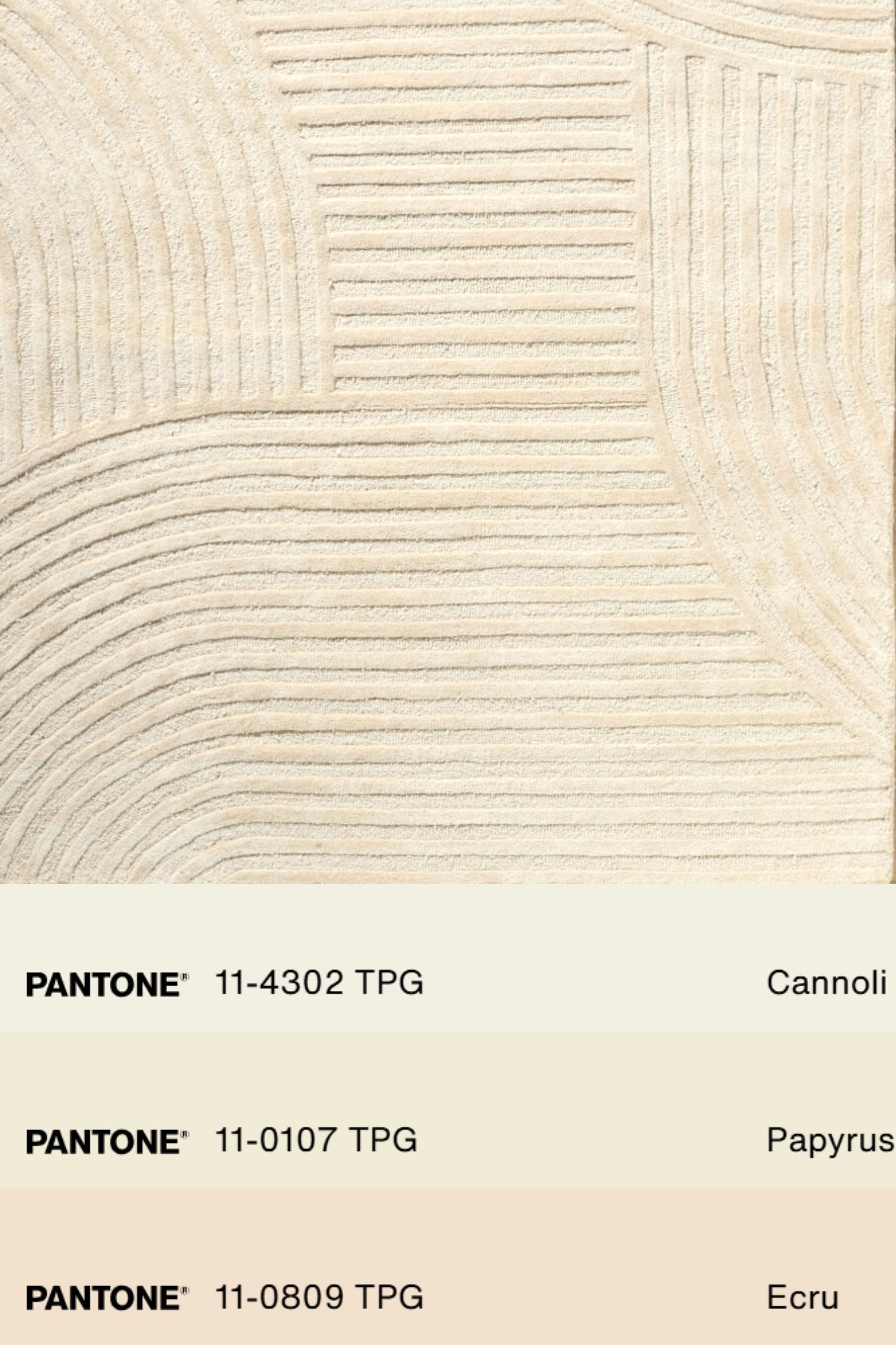 District Loom Modern hand knotted Rug Brook Beige