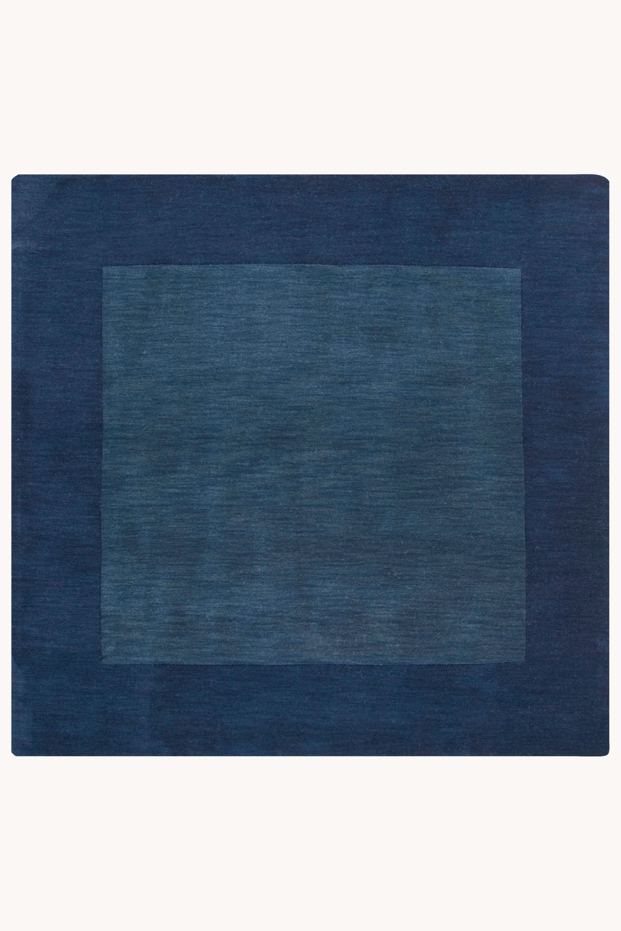 District Loom Modern hand loomed rug Finn Navy