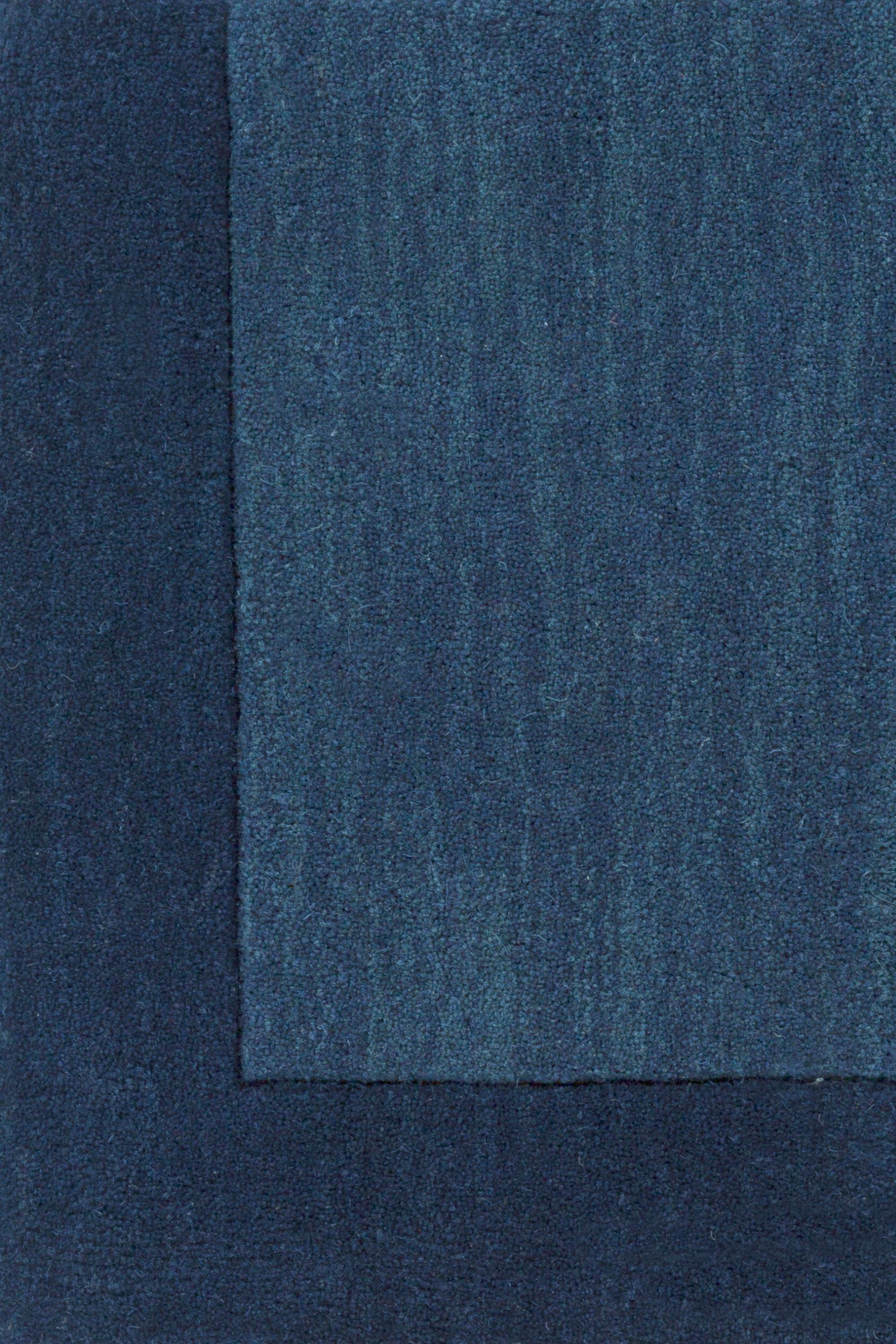 District Loom Modern hand loomed rug Finn Navy