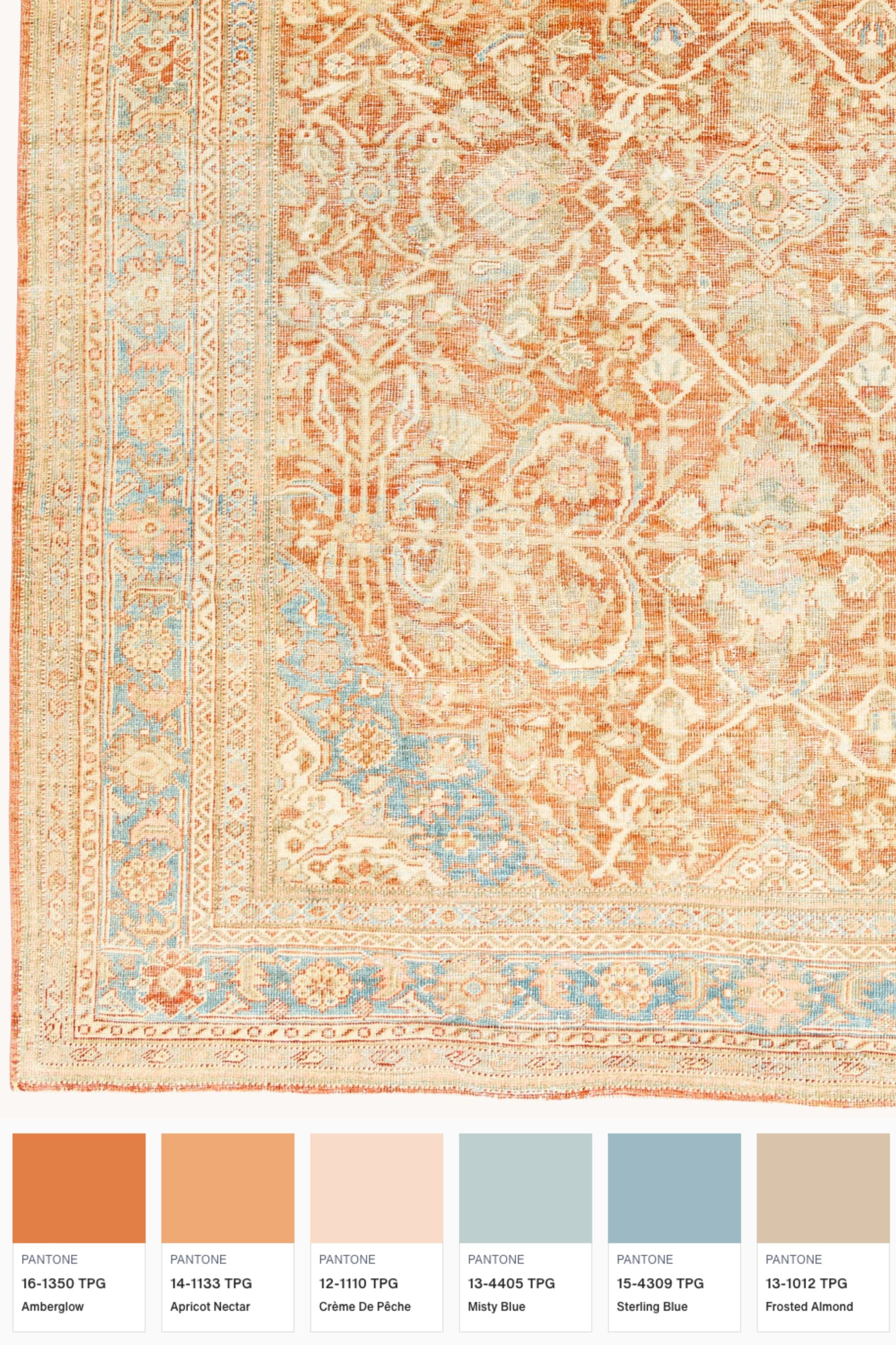 District Loom Vintage Persian Area Rug Bellvue