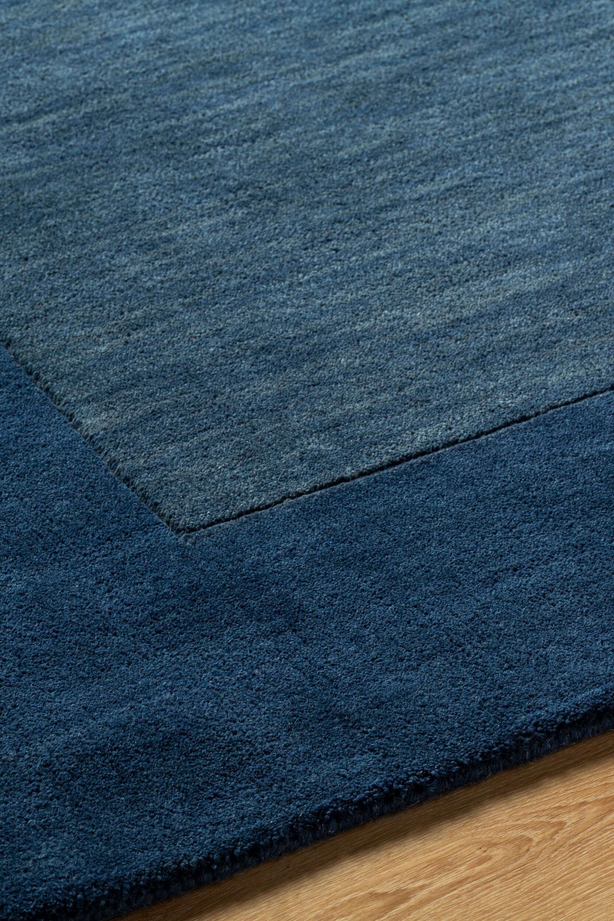 District Loom Modern hand loomed rug Finn Navy
