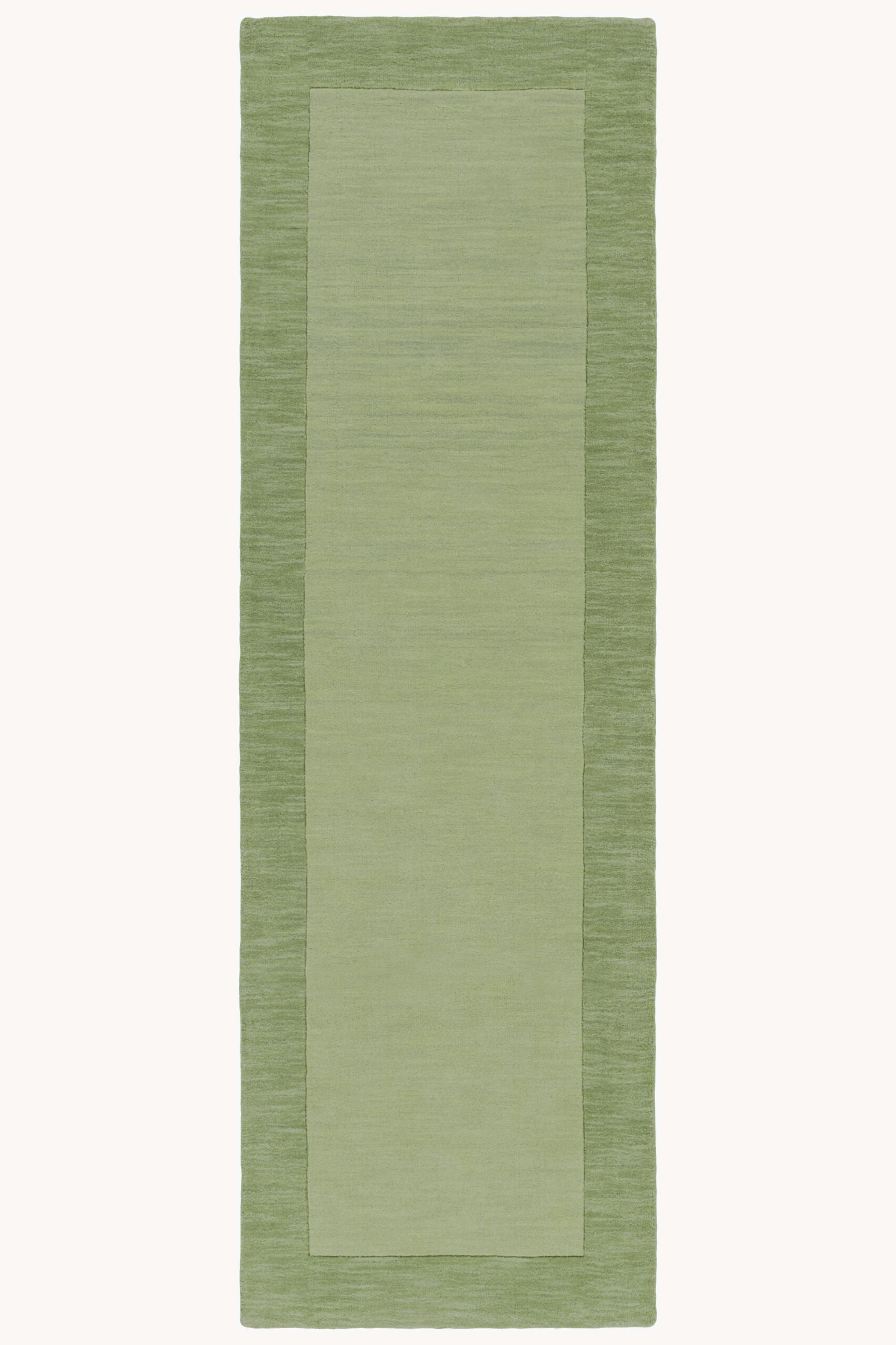 District Loom Modern hand loomed rug Finn Green