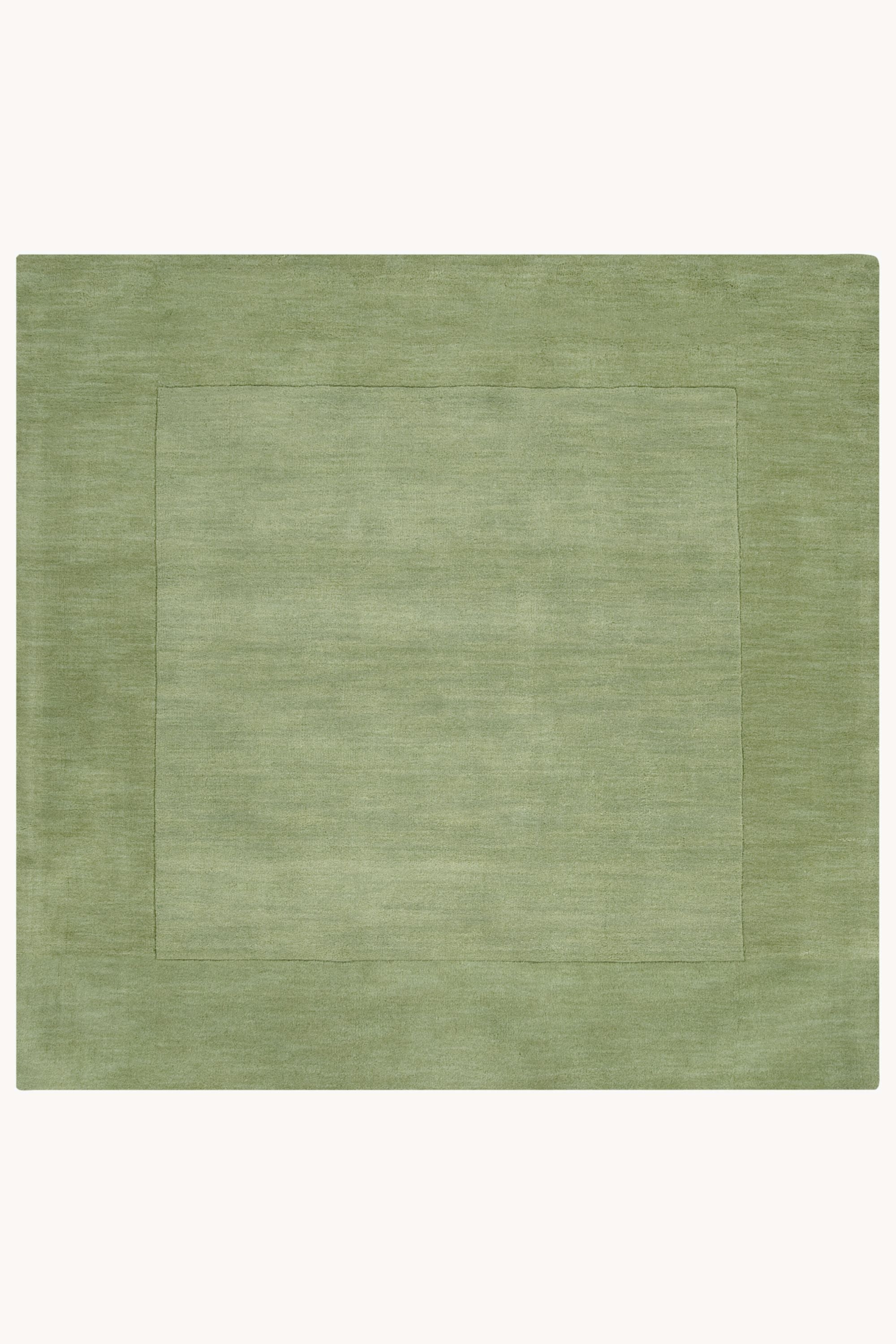 District Loom Modern hand loomed rug Finn Green