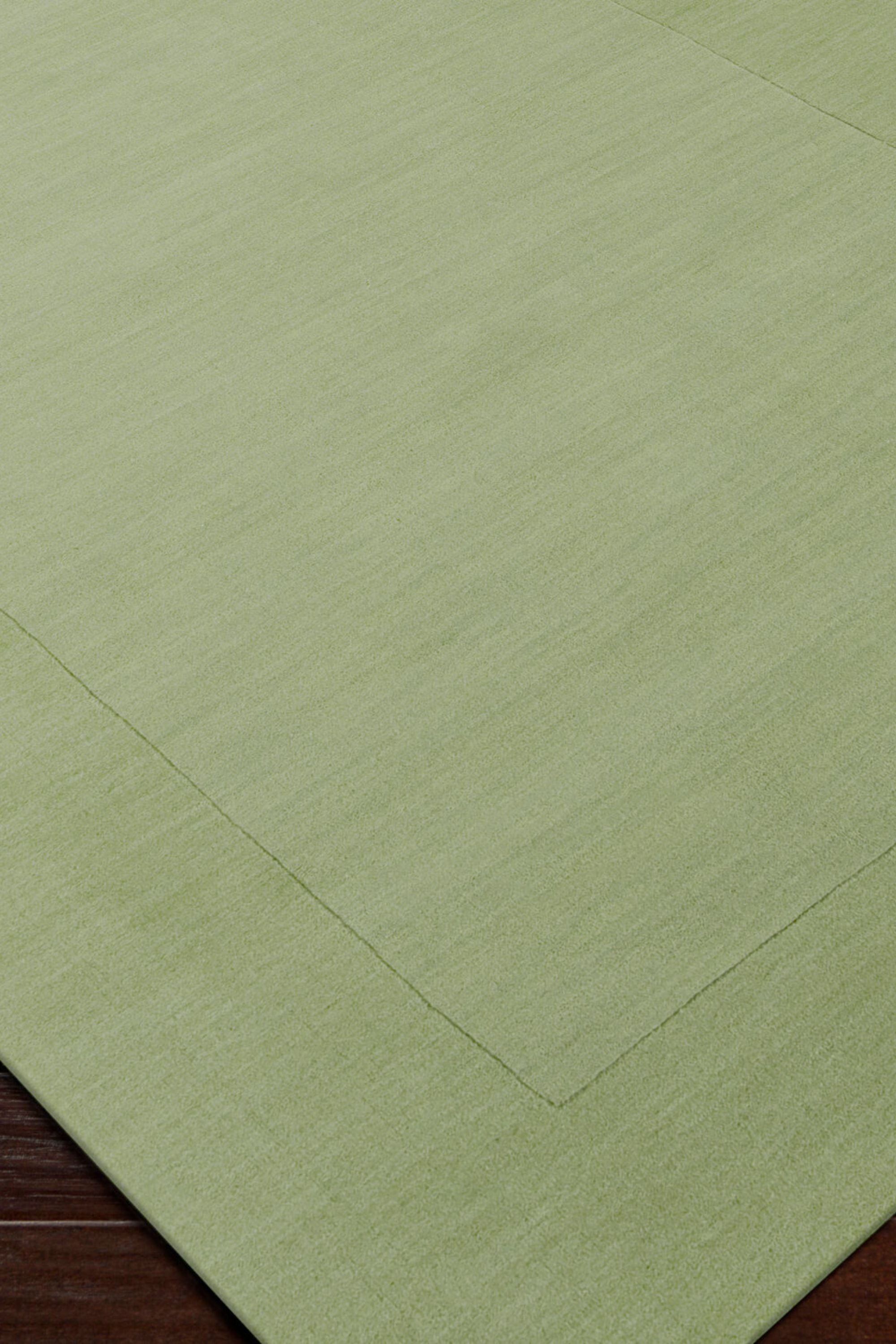 District Loom Modern hand loomed rug Finn Green