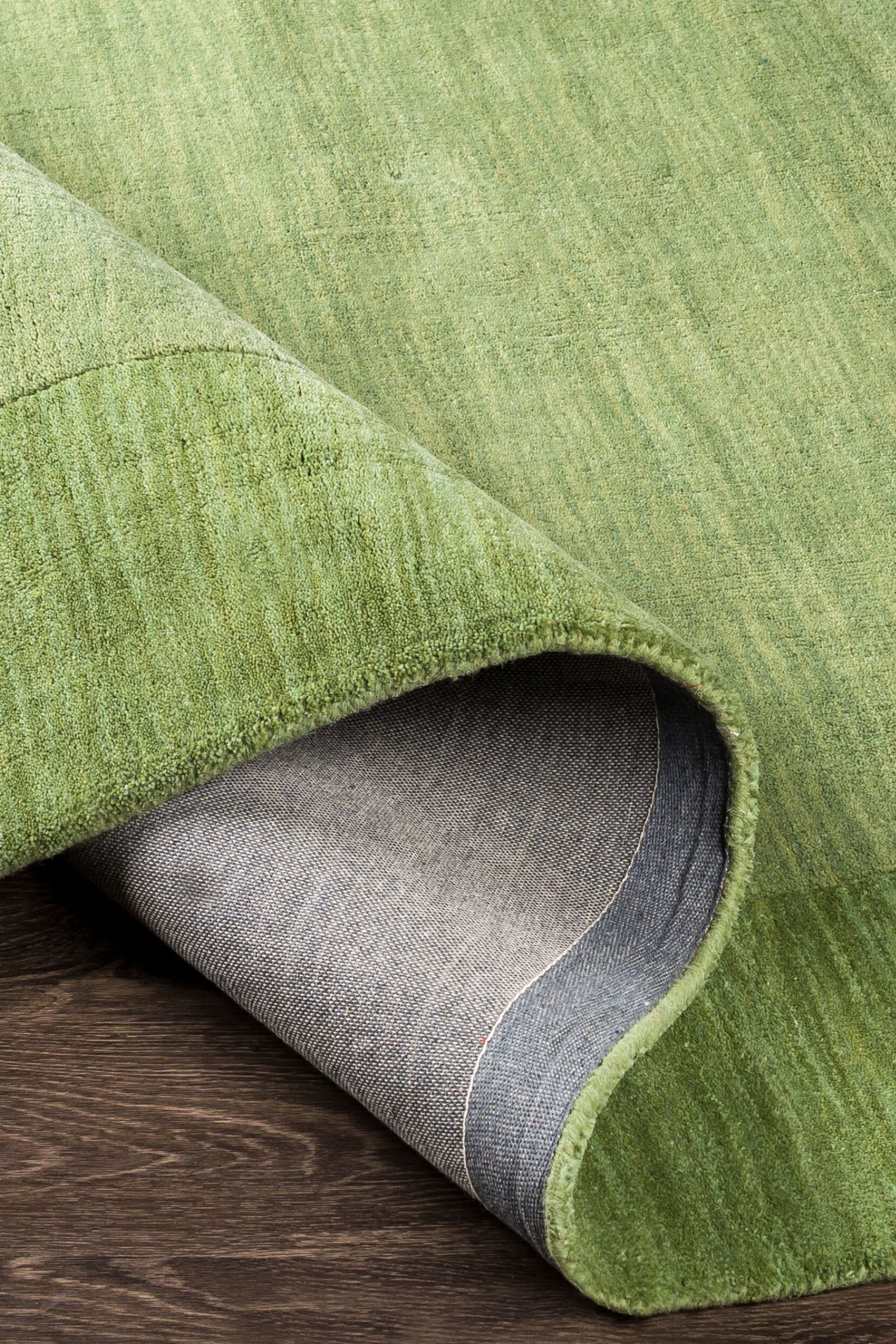 District Loom Modern hand loomed rug Finn Green