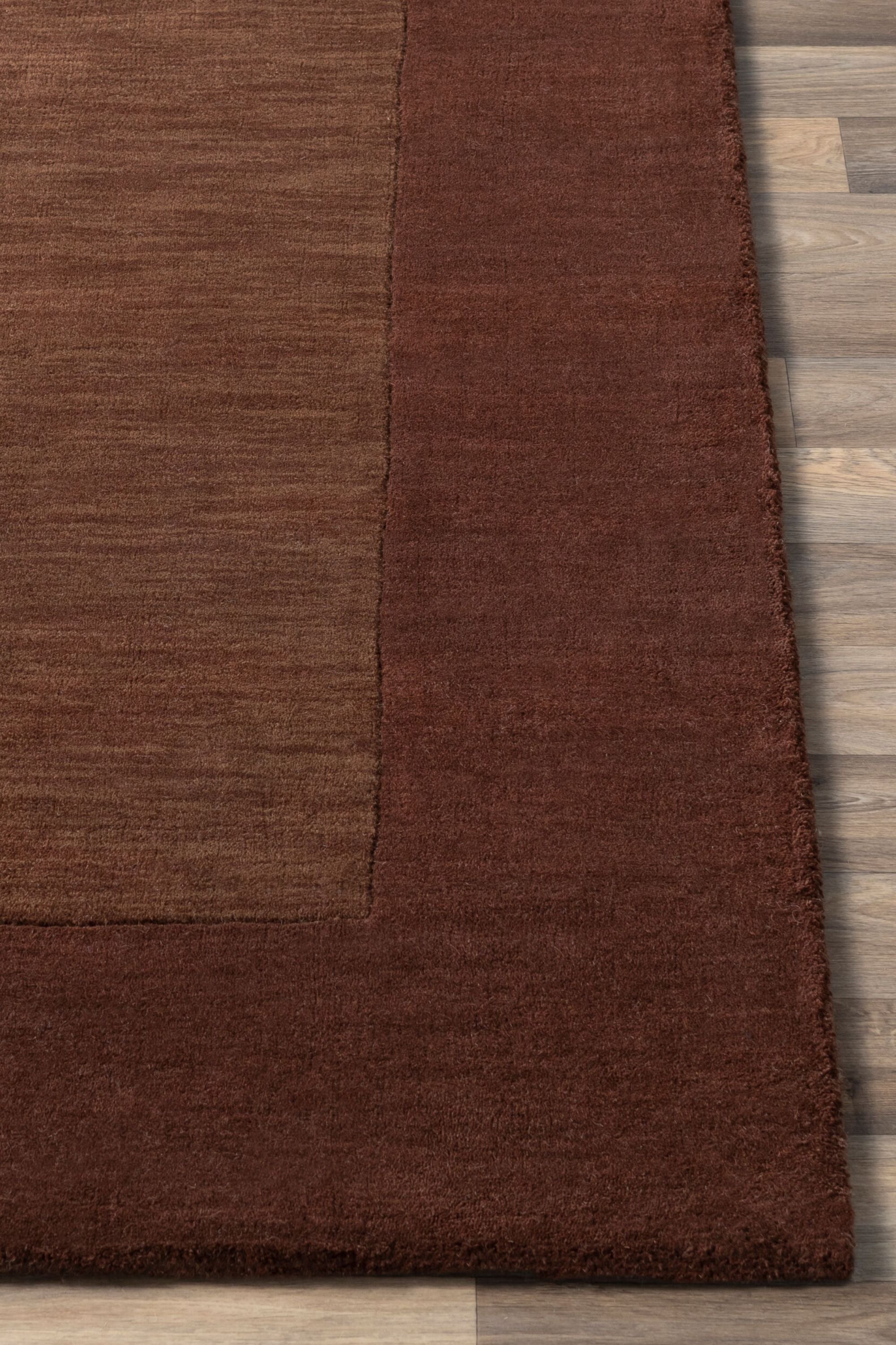 District Loom Modern hand loomed rug Finn Brown