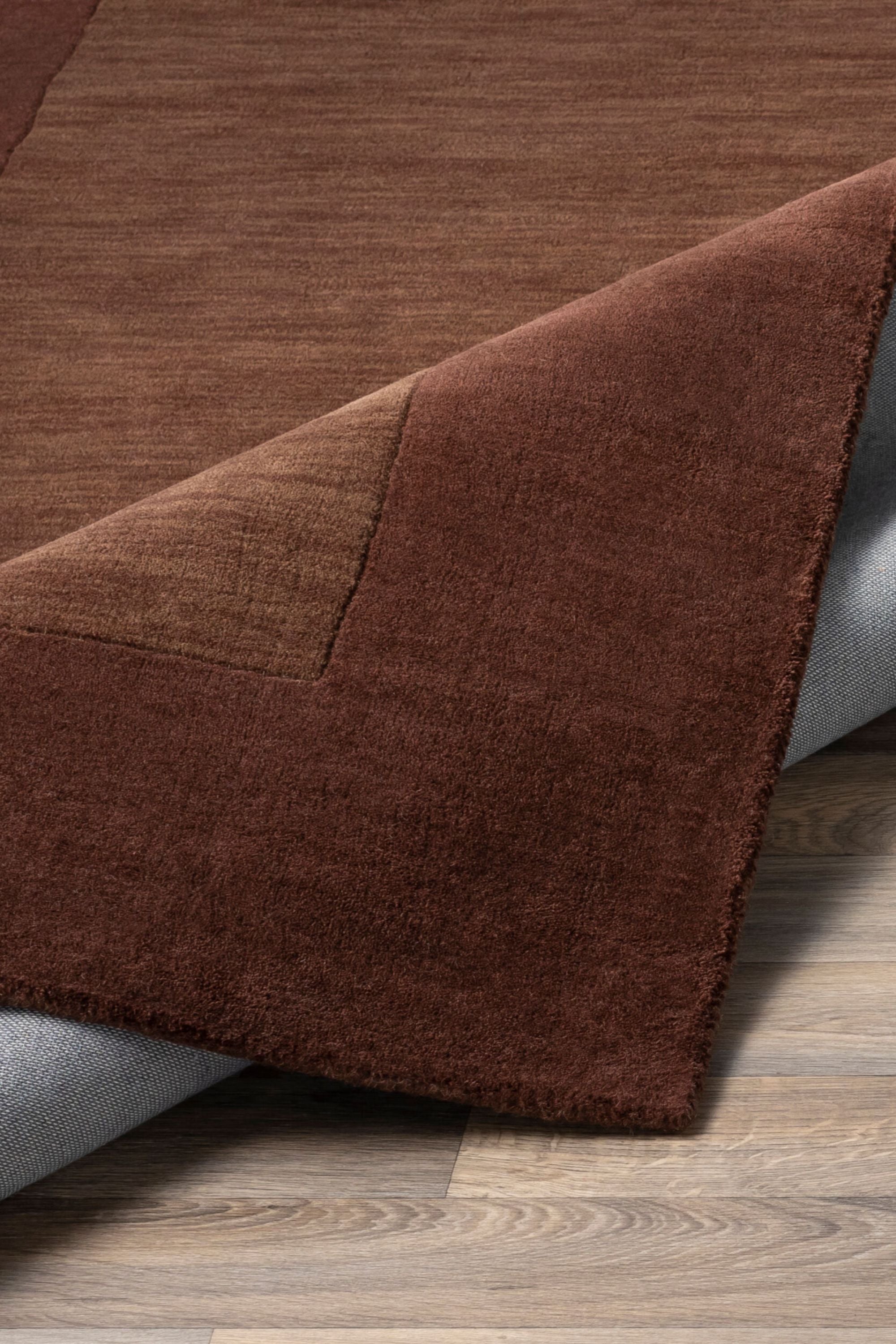 District Loom Modern hand loomed rug Finn Brown