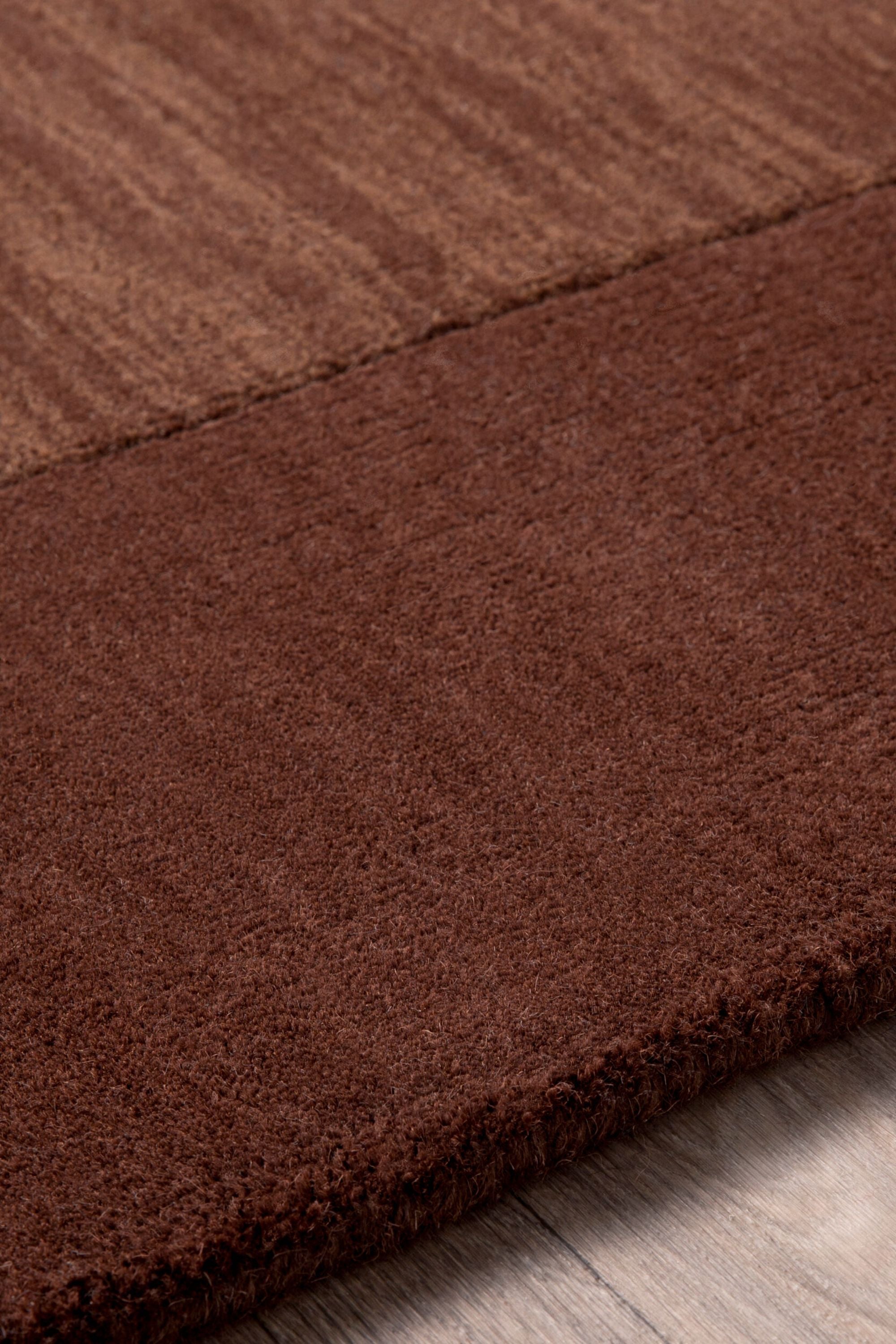 District Loom Modern hand loomed rug Finn Brown