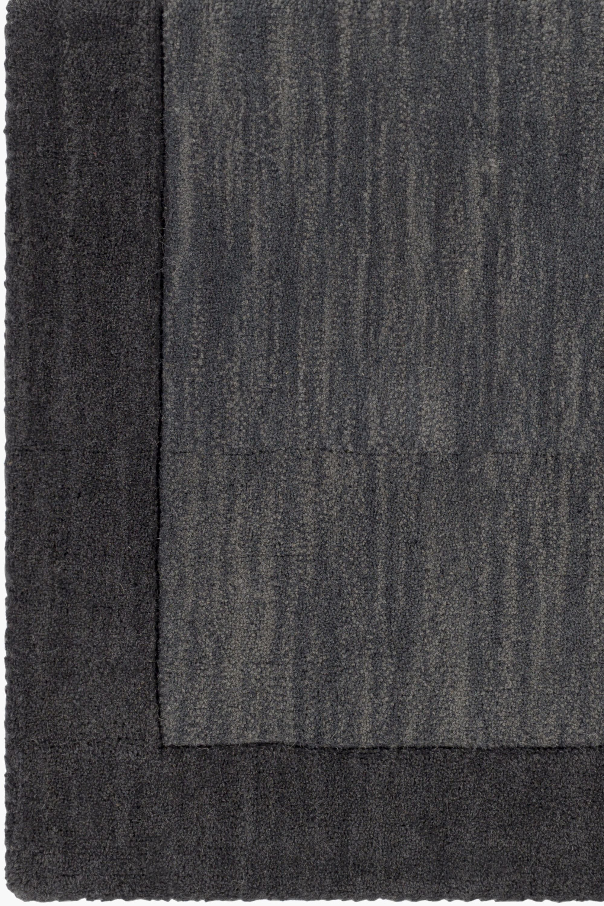 District Loom Modern hand loomed rug Finn Charcoal