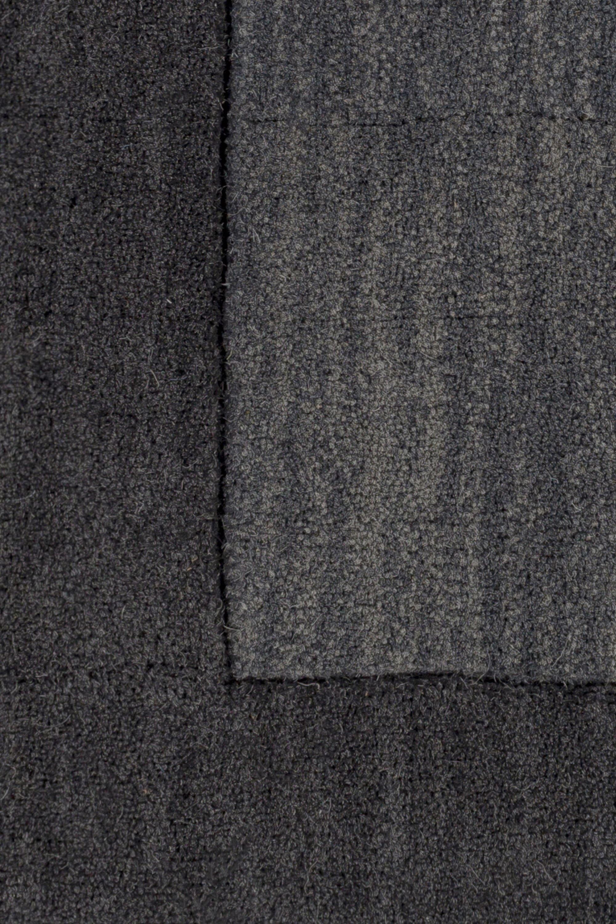 District Loom Modern hand loomed rug Finn Charcoal