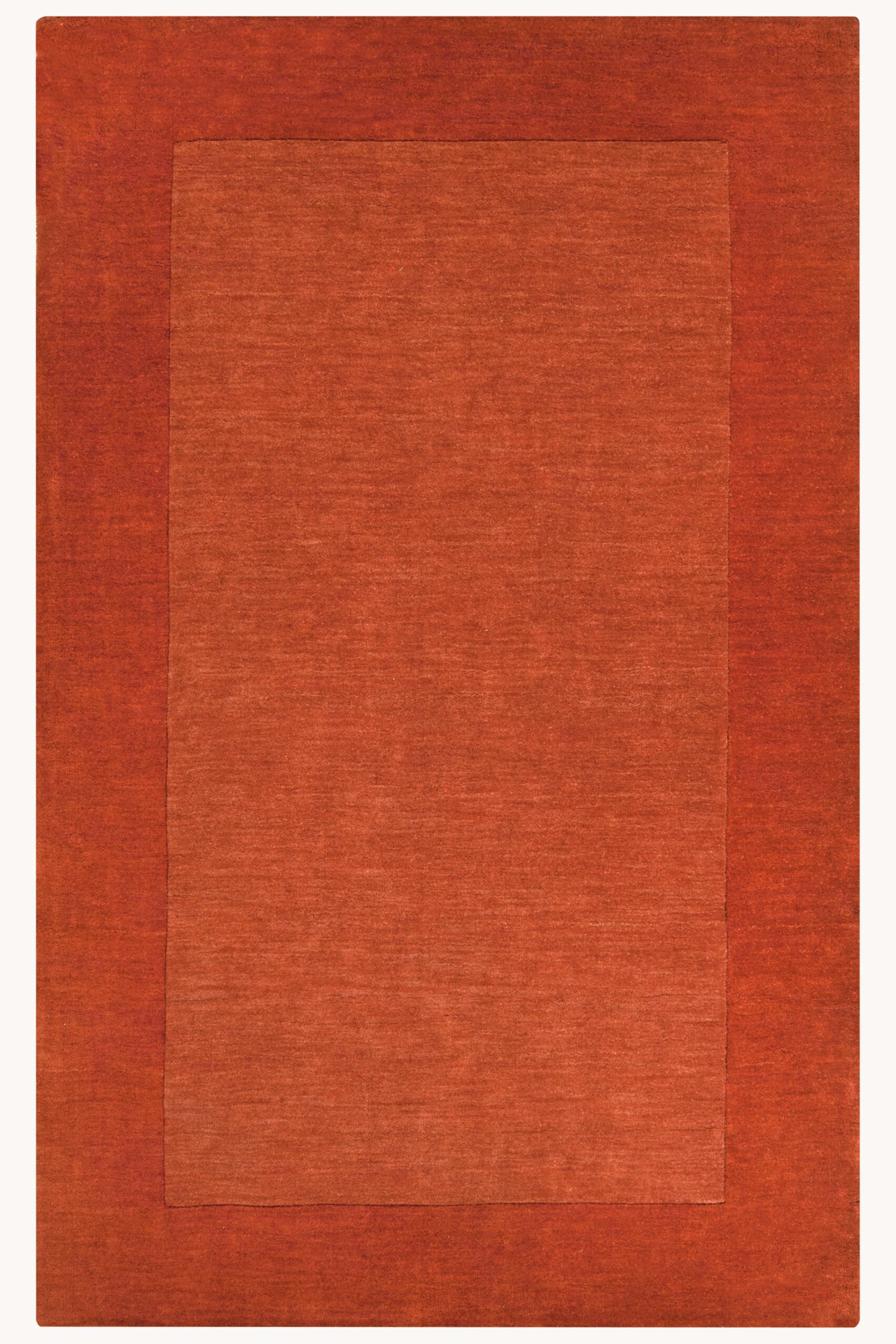 District Loom Modern hand loomed rug Finn Orange