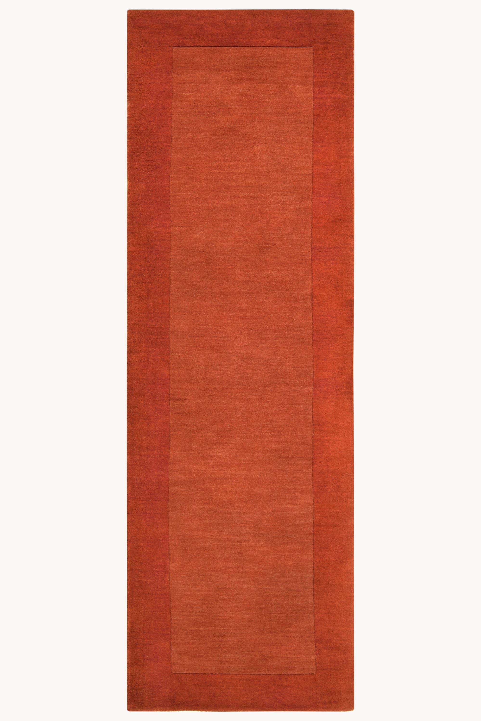 District Loom Modern hand loomed rug Finn Orange