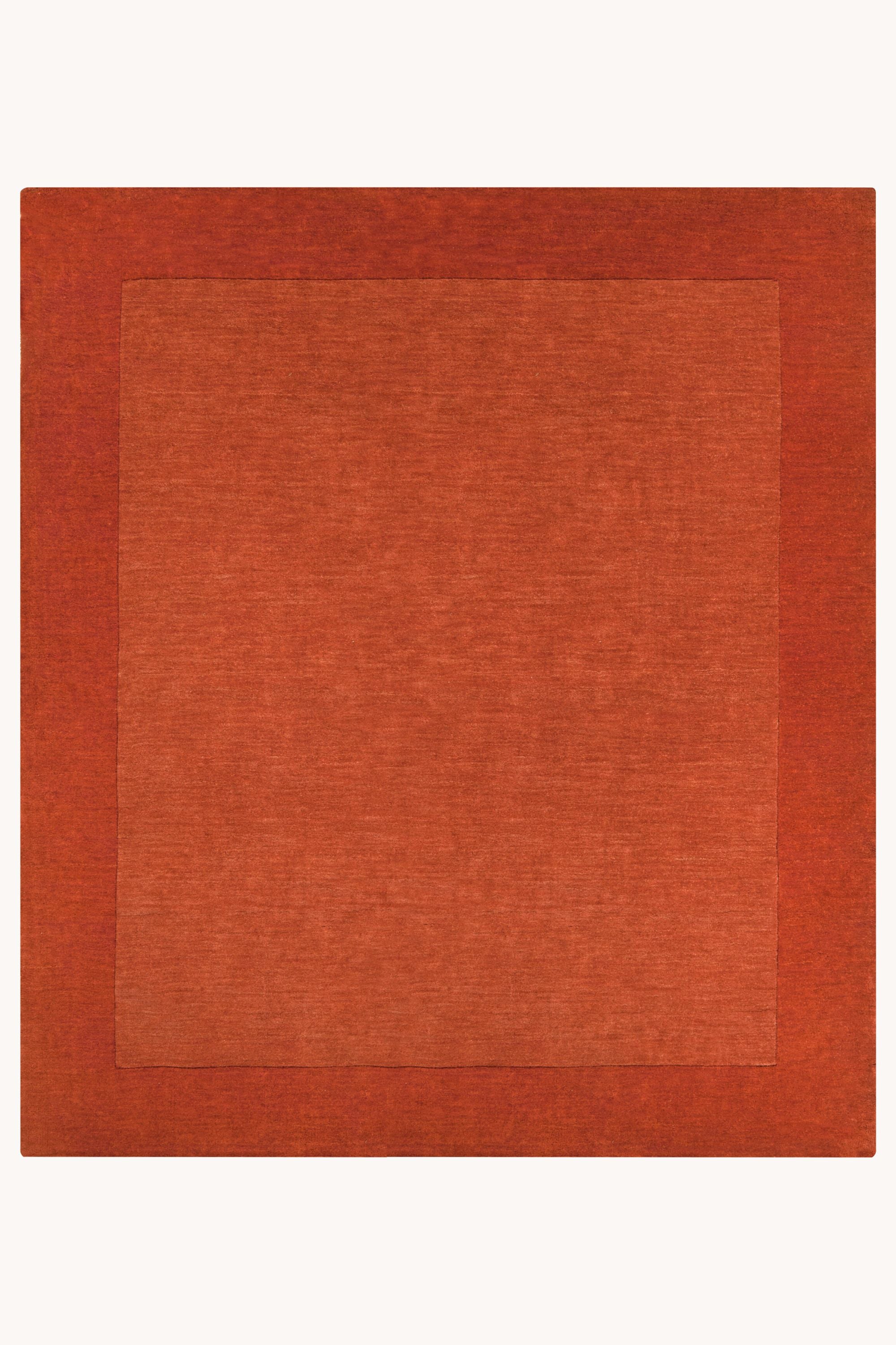 District Loom Modern hand loomed rug Finn Orange