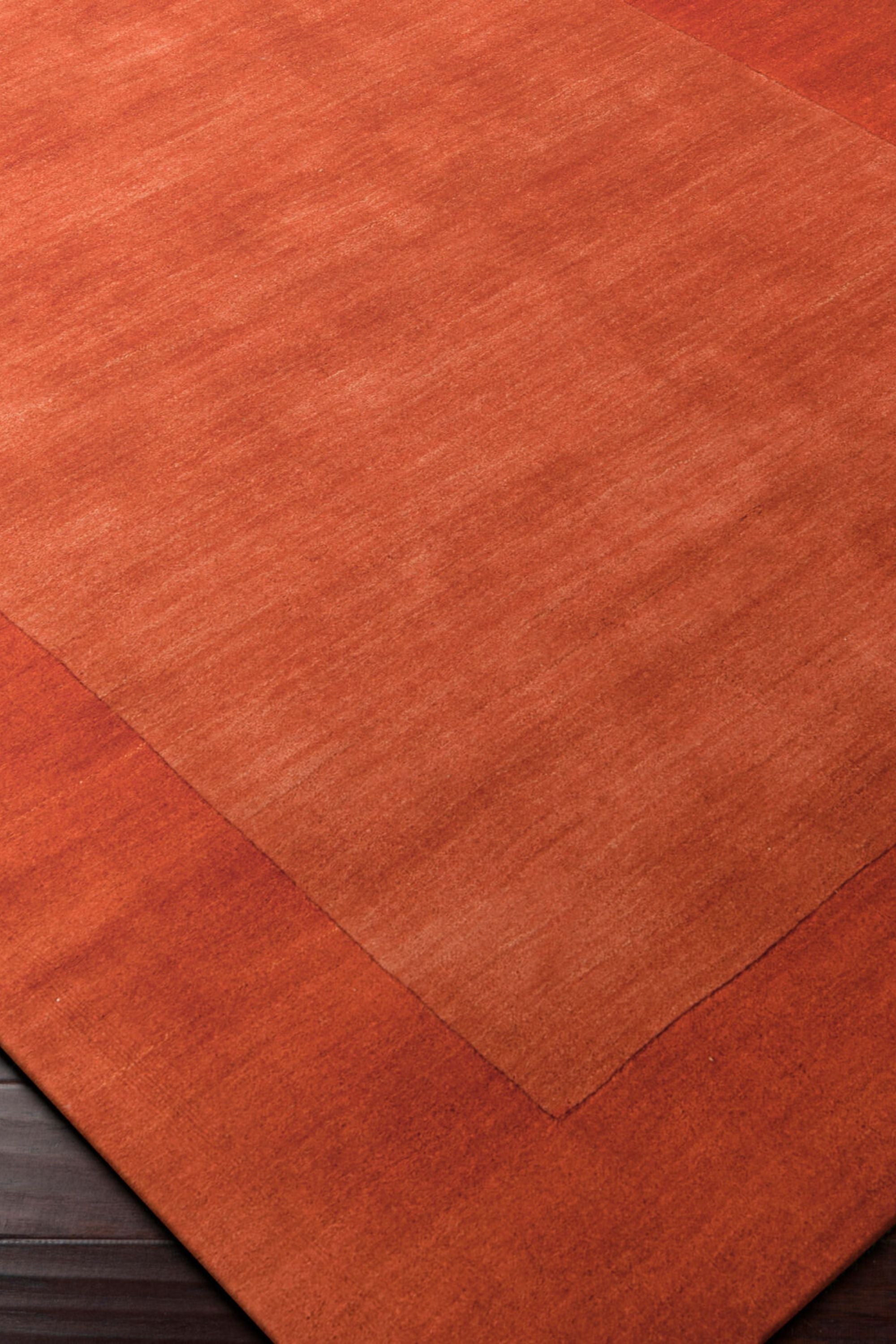 District Loom Modern hand loomed rug Finn Orange