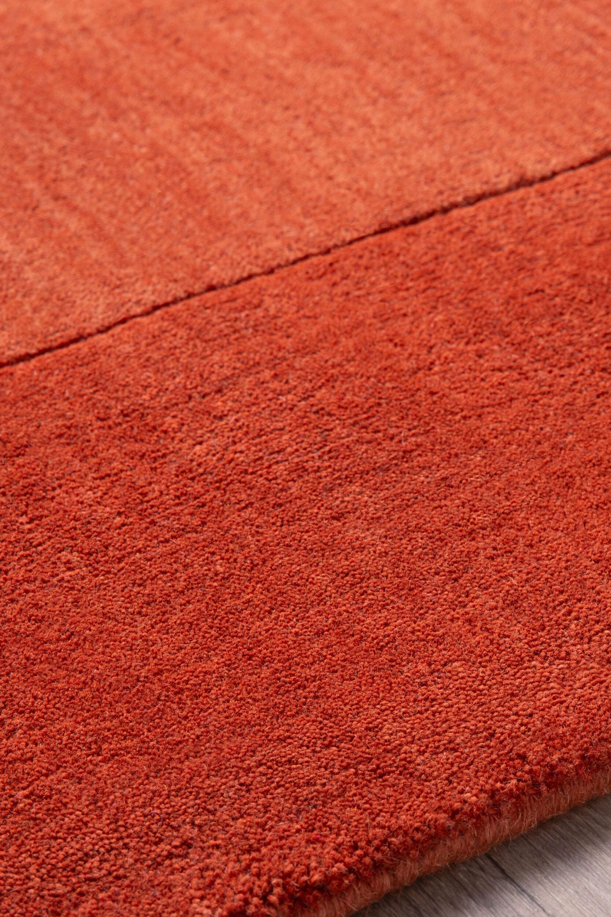 District Loom Modern hand loomed rug Finn Orange