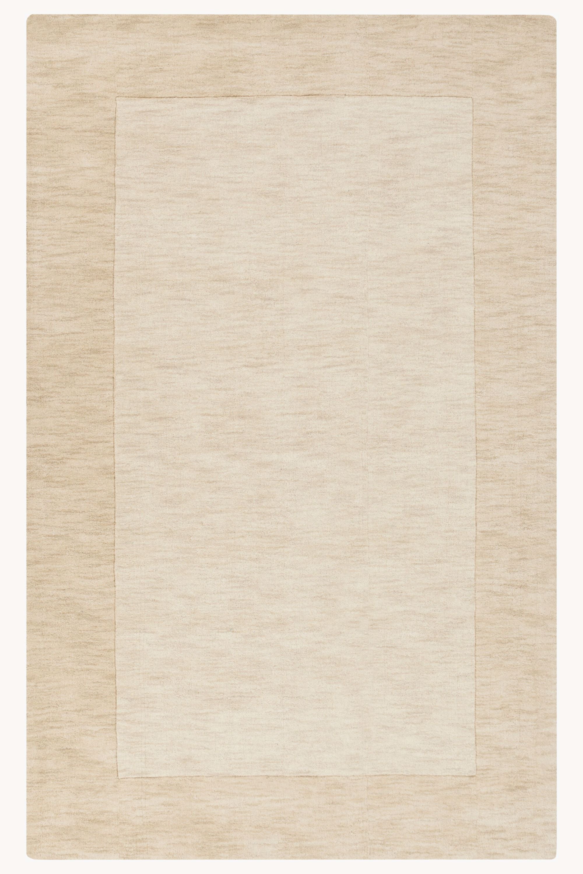 District Loom Modern hand loomed rug Finn Ivory