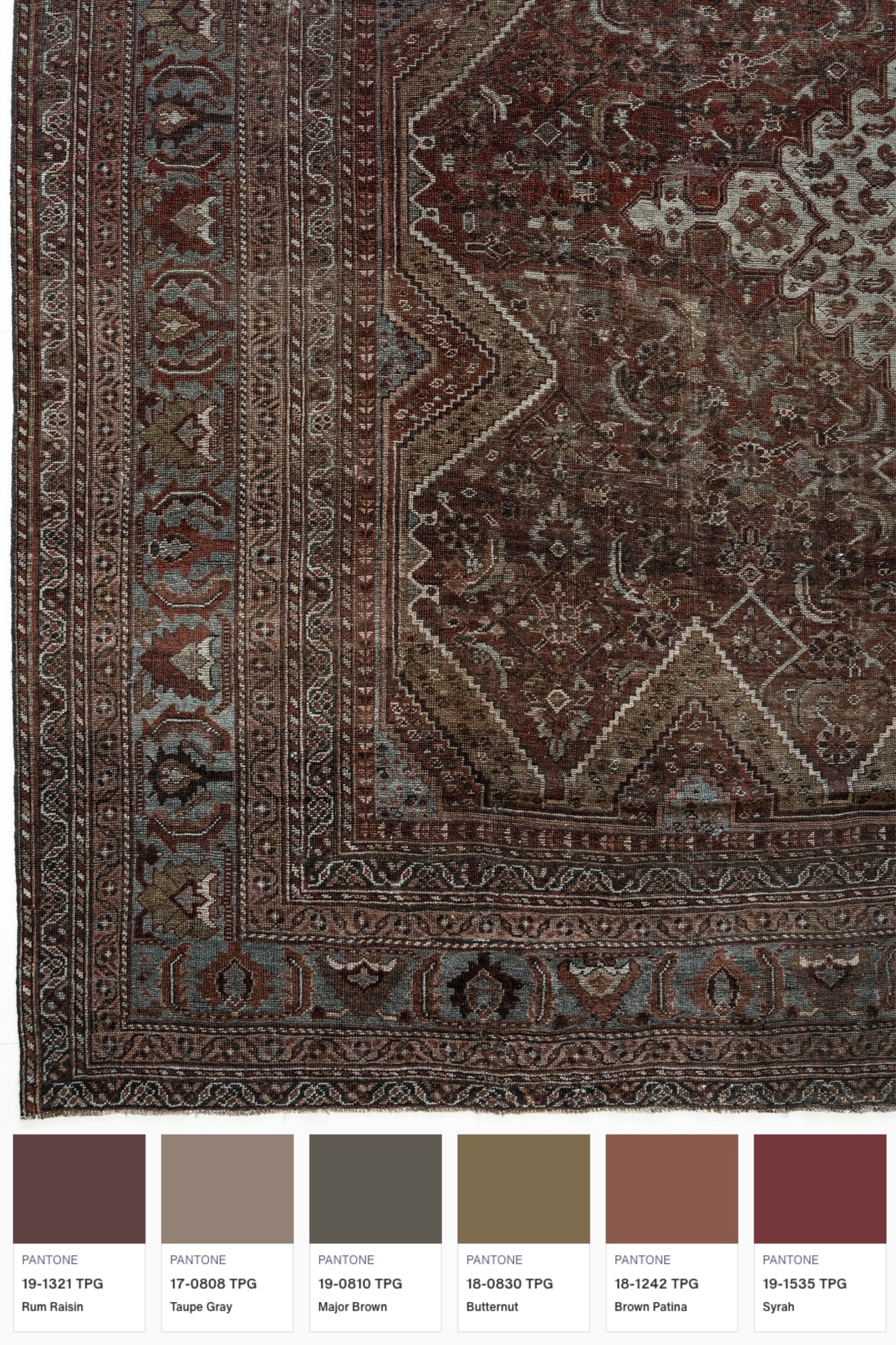 District Loom Vintage Qashqai Area Rug Zina