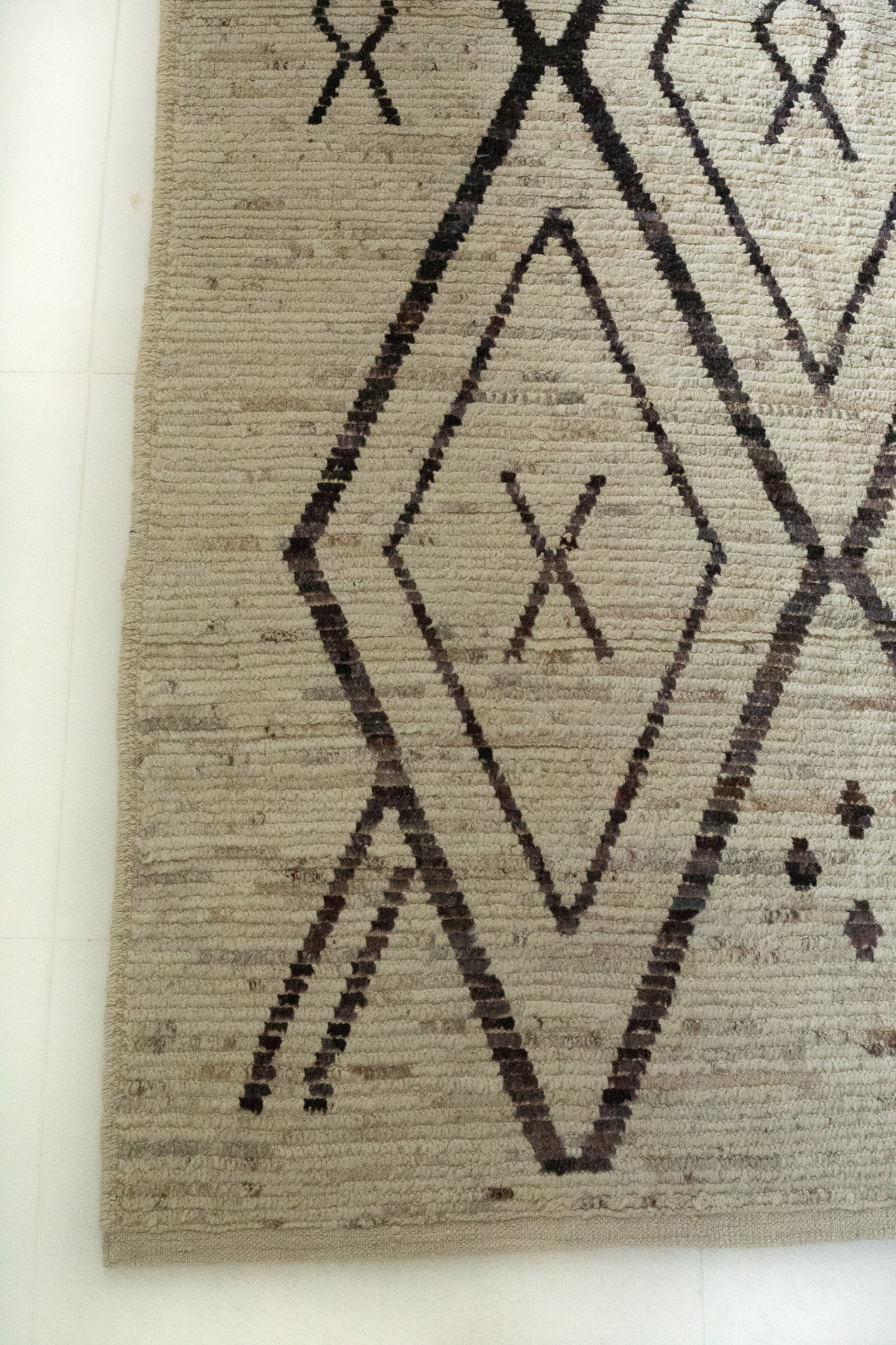 District Loom Modern hand knotted Afghan Tulu area rug 005 made to order