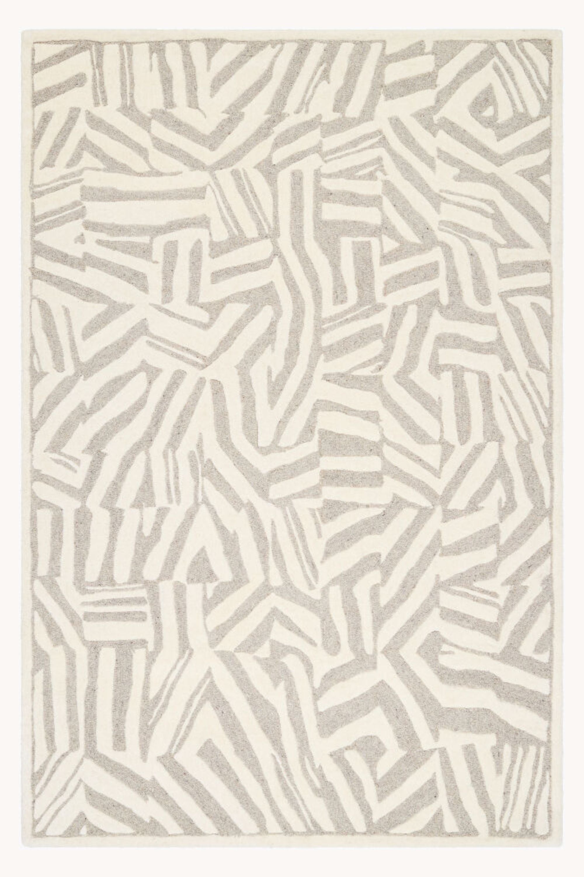 District Loom Modern hand tufted rug Dune Ivory