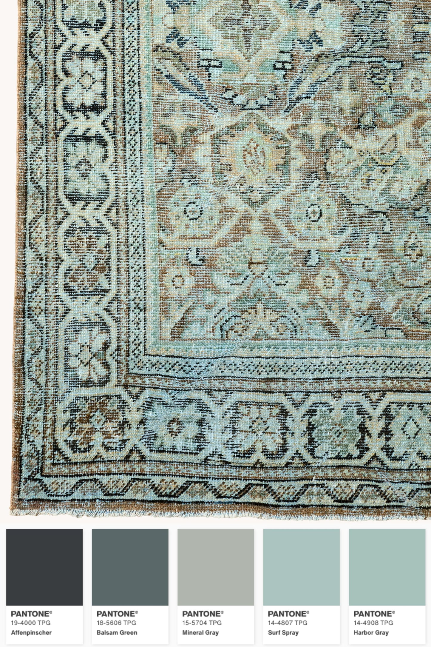 District Loom Vintage Area Rug Dupont