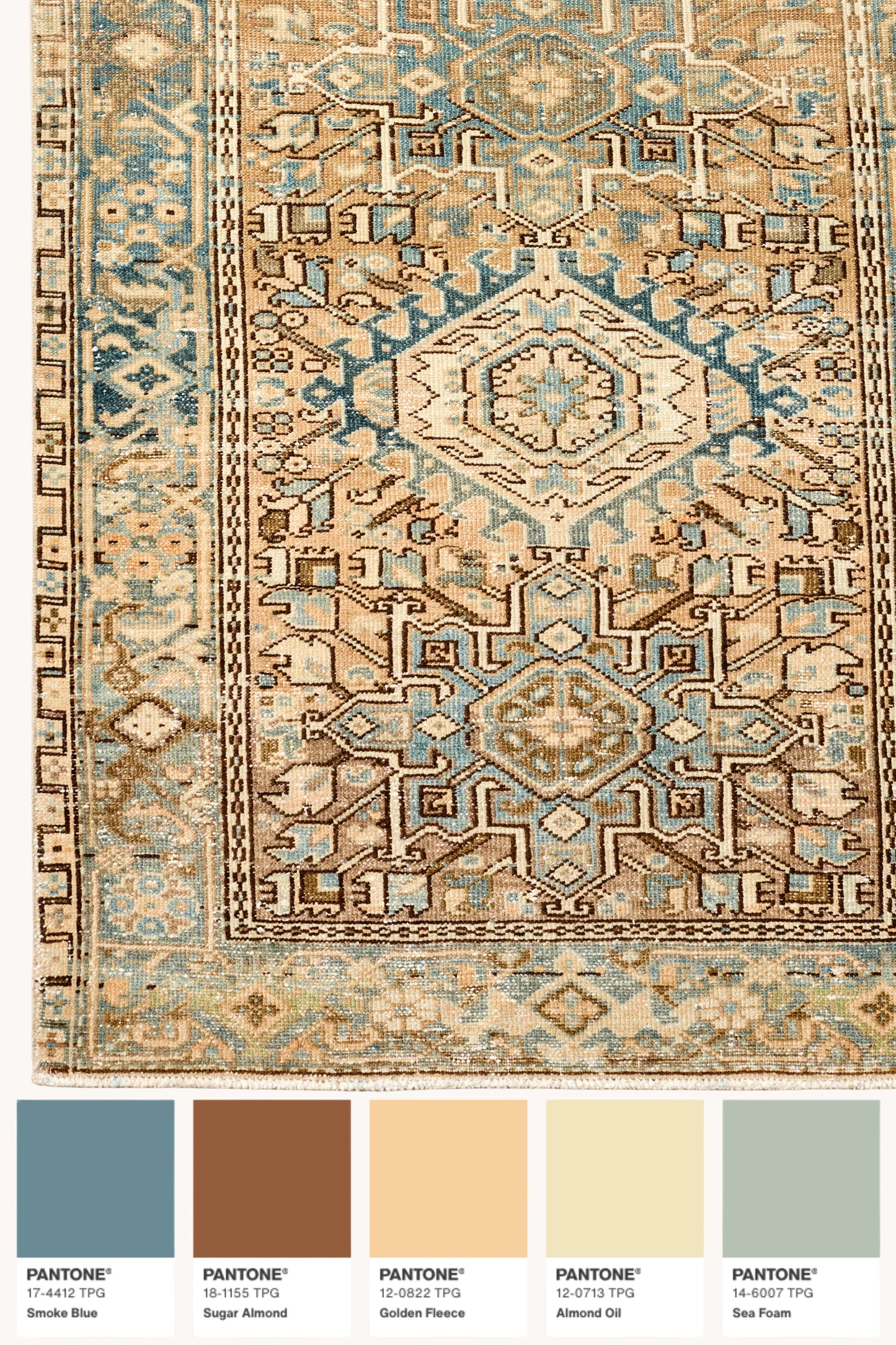 District Loom Vintage Scatter Rug Coulee