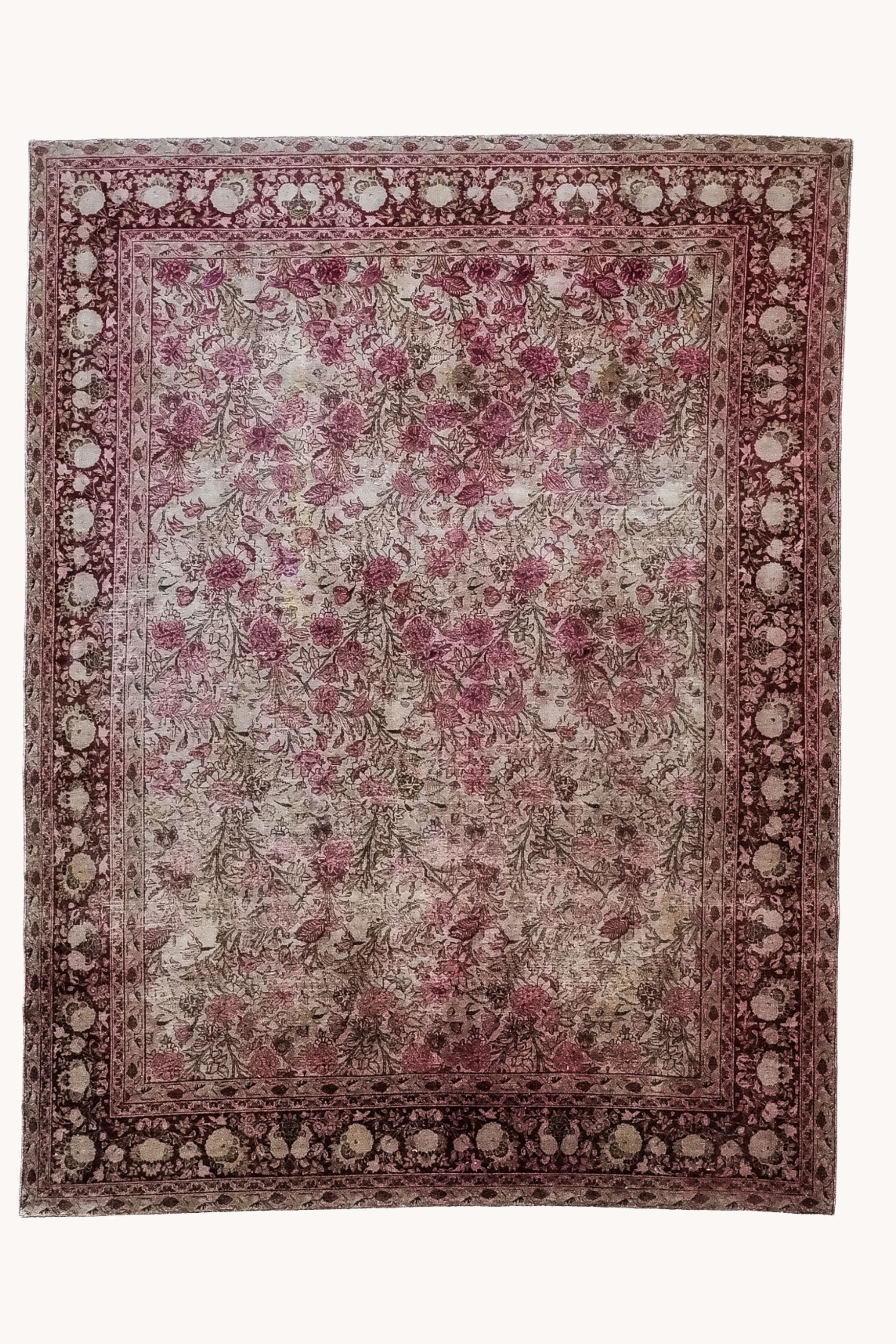 District Loom Vintage Tabriz Area Rug Sula