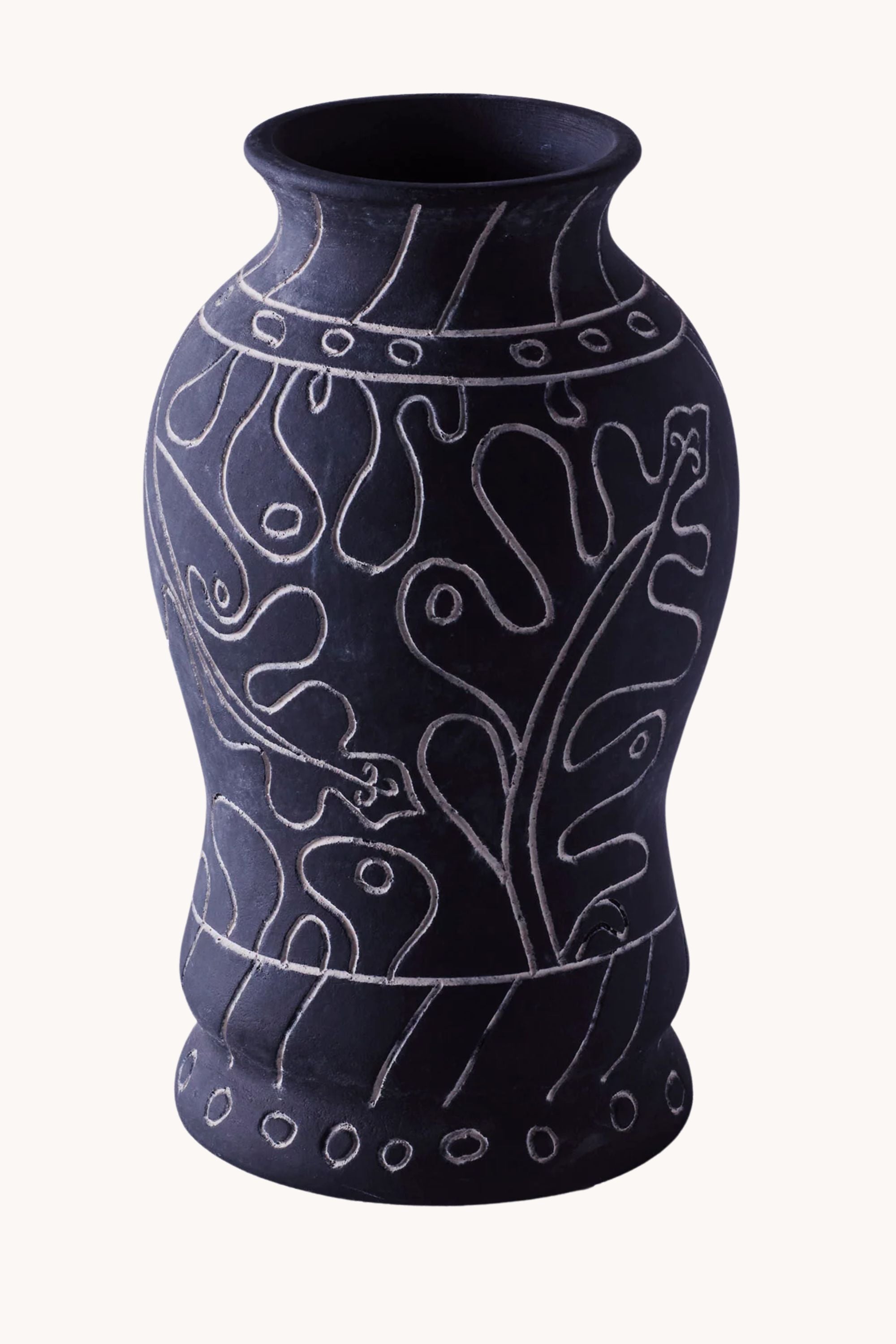 Frida Vase Tall Black | Dusty Deco